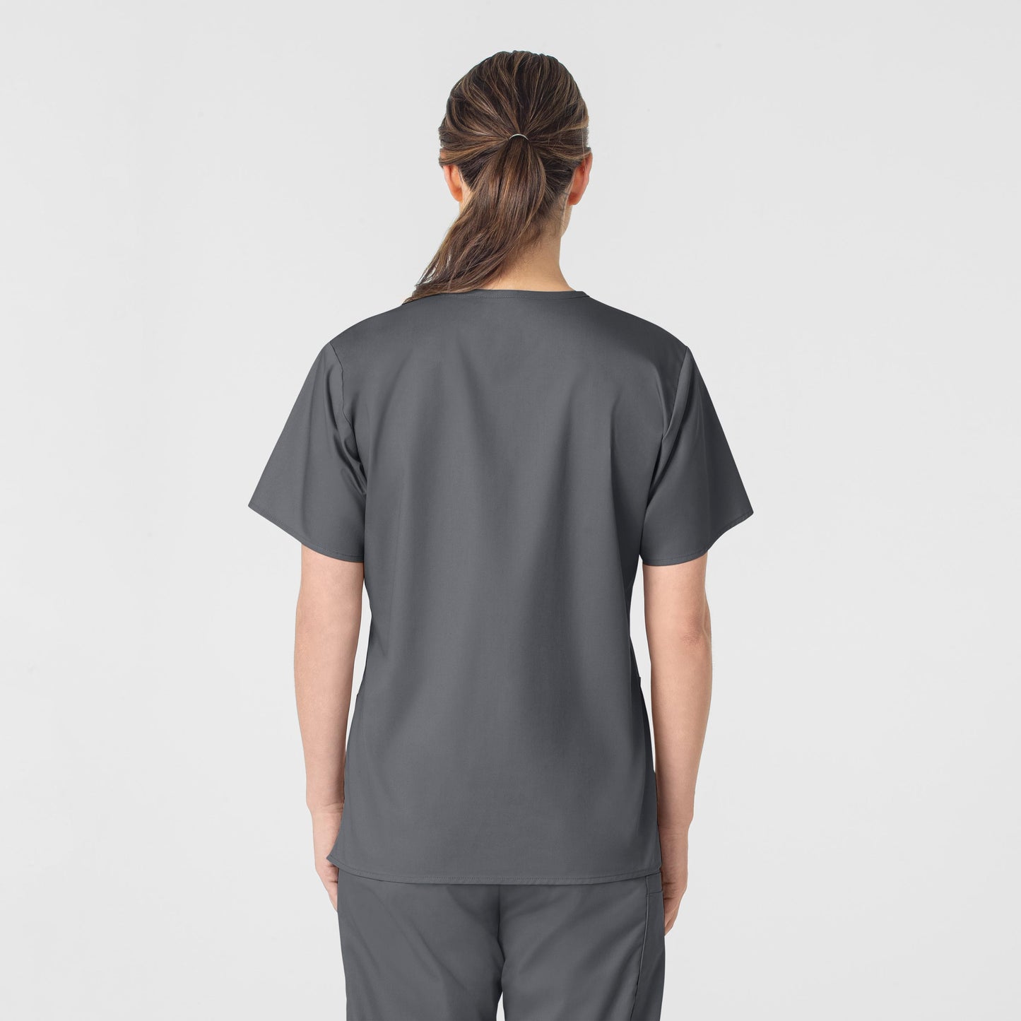 UMSL WonderWORK Women's V-Neck Scrub Top With Logo 101