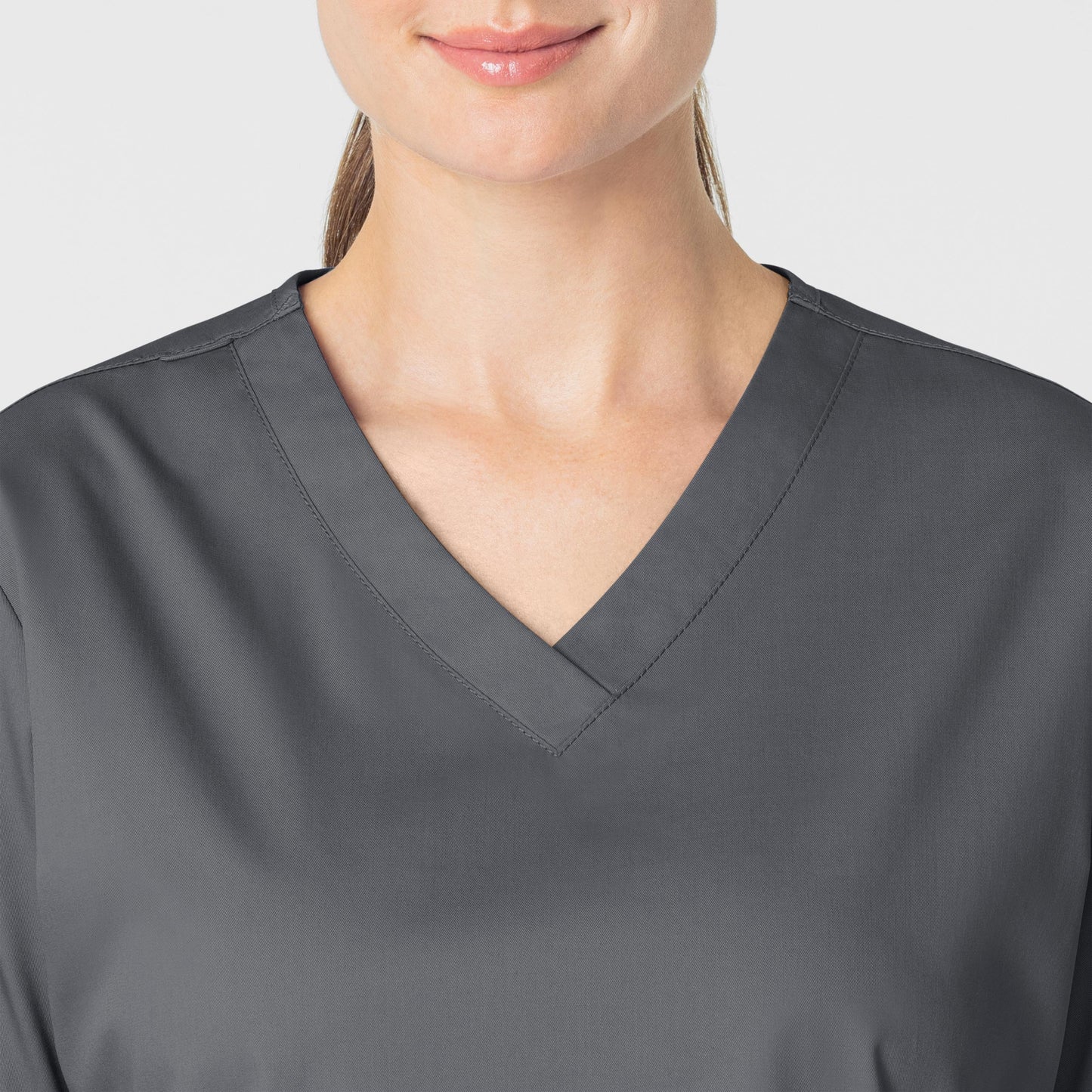 UMSL WonderWORK Women's V-Neck Scrub Top With Logo 101