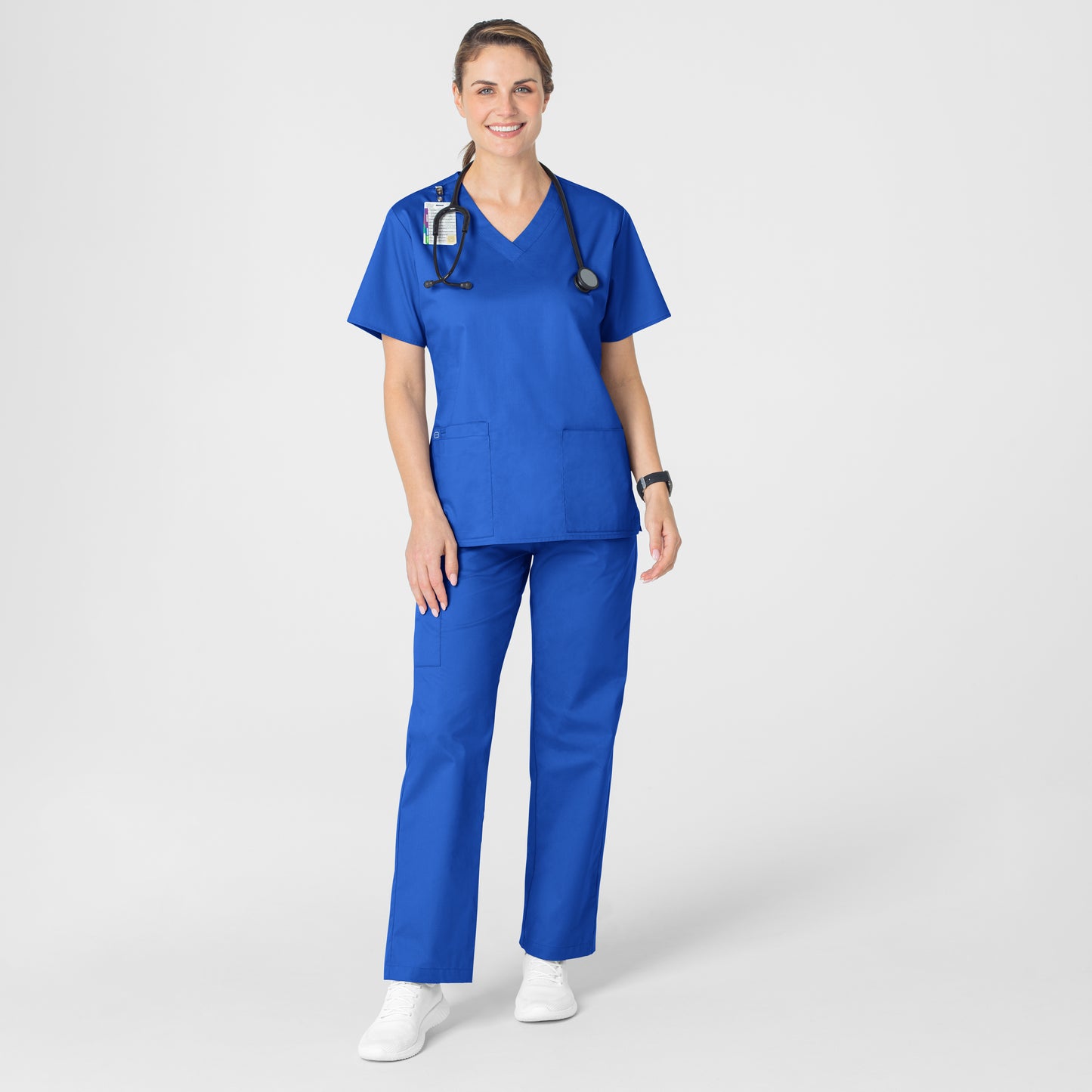 SWIC WonderWORK Women's V-Neck Scrub Top