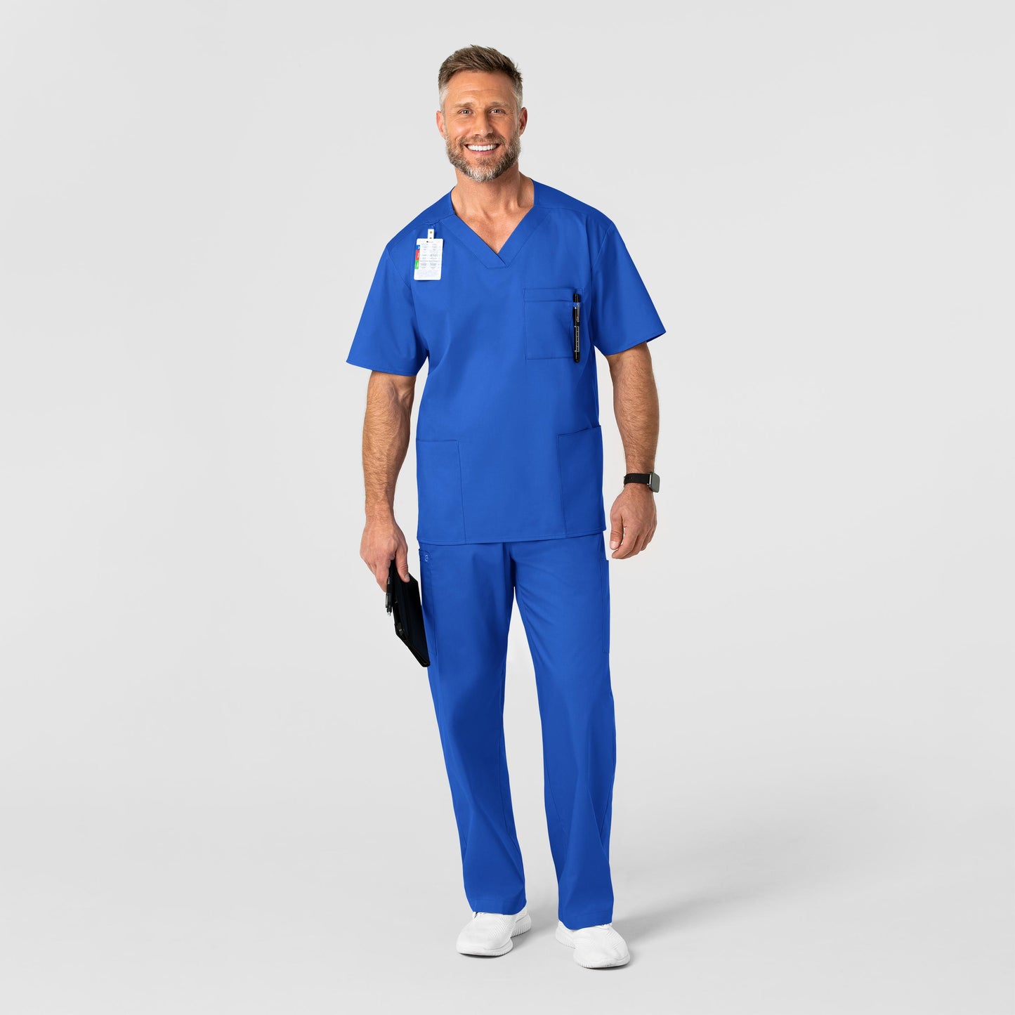 SWIC WonderWORK Men's V-Neck Scrub