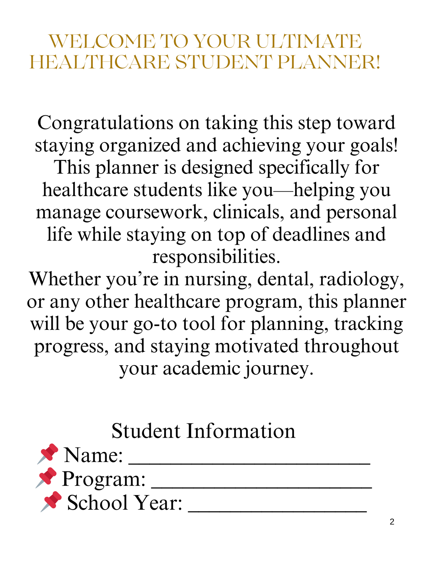 UMSL Ultimate Student Planner