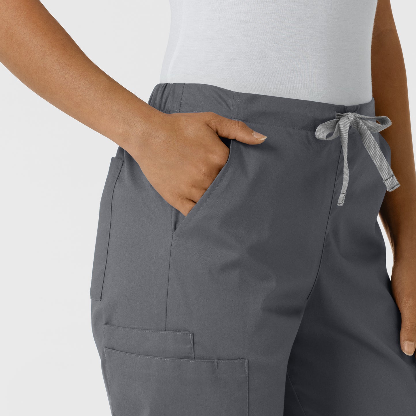 UMSL WORK Women's Cargo Jogger Scrub Pant (Petite) 506P