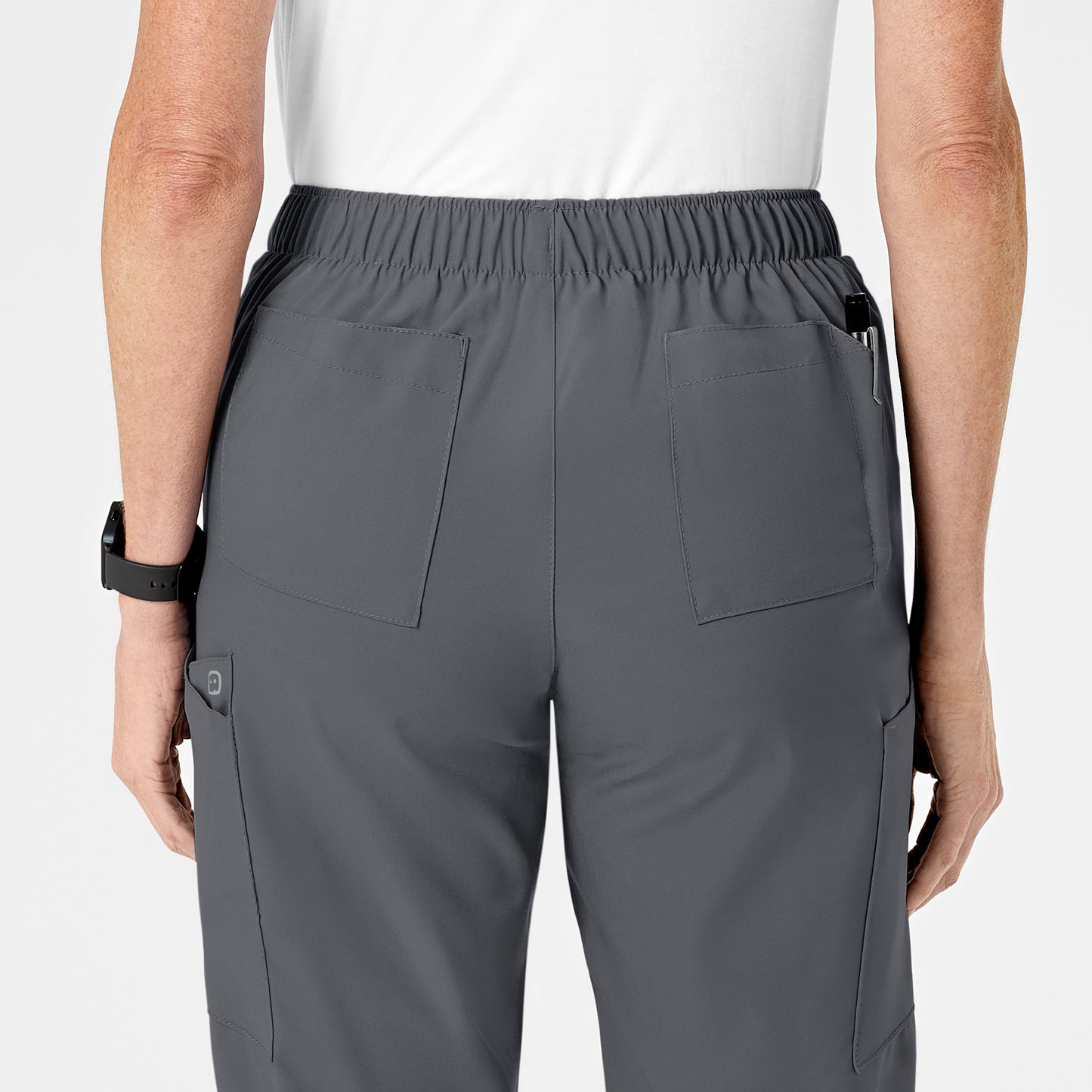 UMSL W123 Women's Flat Front Cargo Scrub Pant 5155