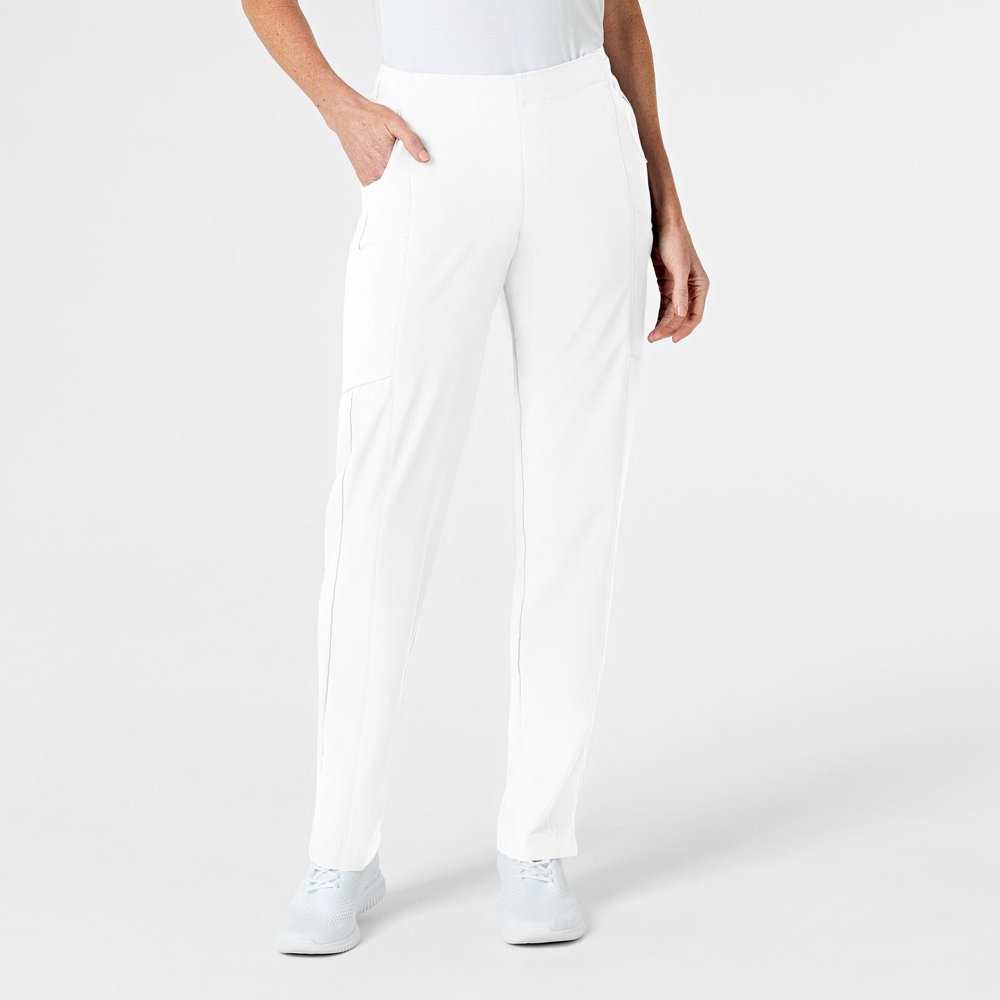 SCC W123 Women's Flat Front Cargo Scrub Pant (Tall)