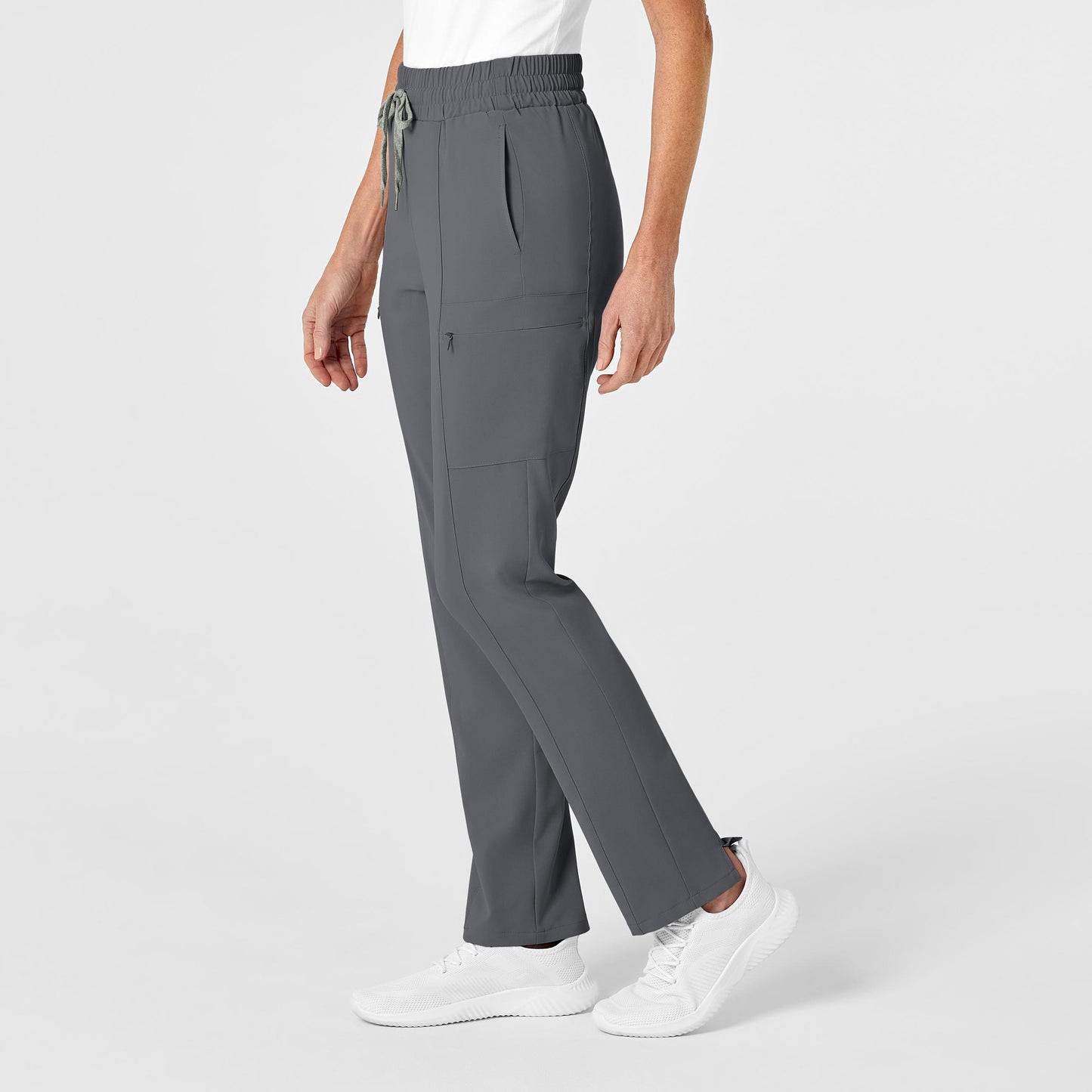 UMSL RENEW Women's High Waist Slim Leg Scrub Pant