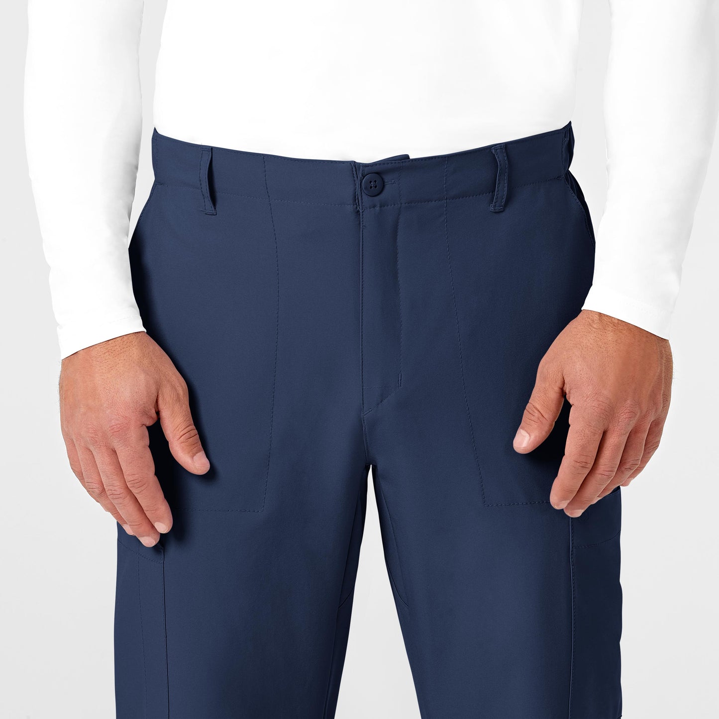 SCC W123 Men's Flat Front Cargo Scrub Pant (Tall)