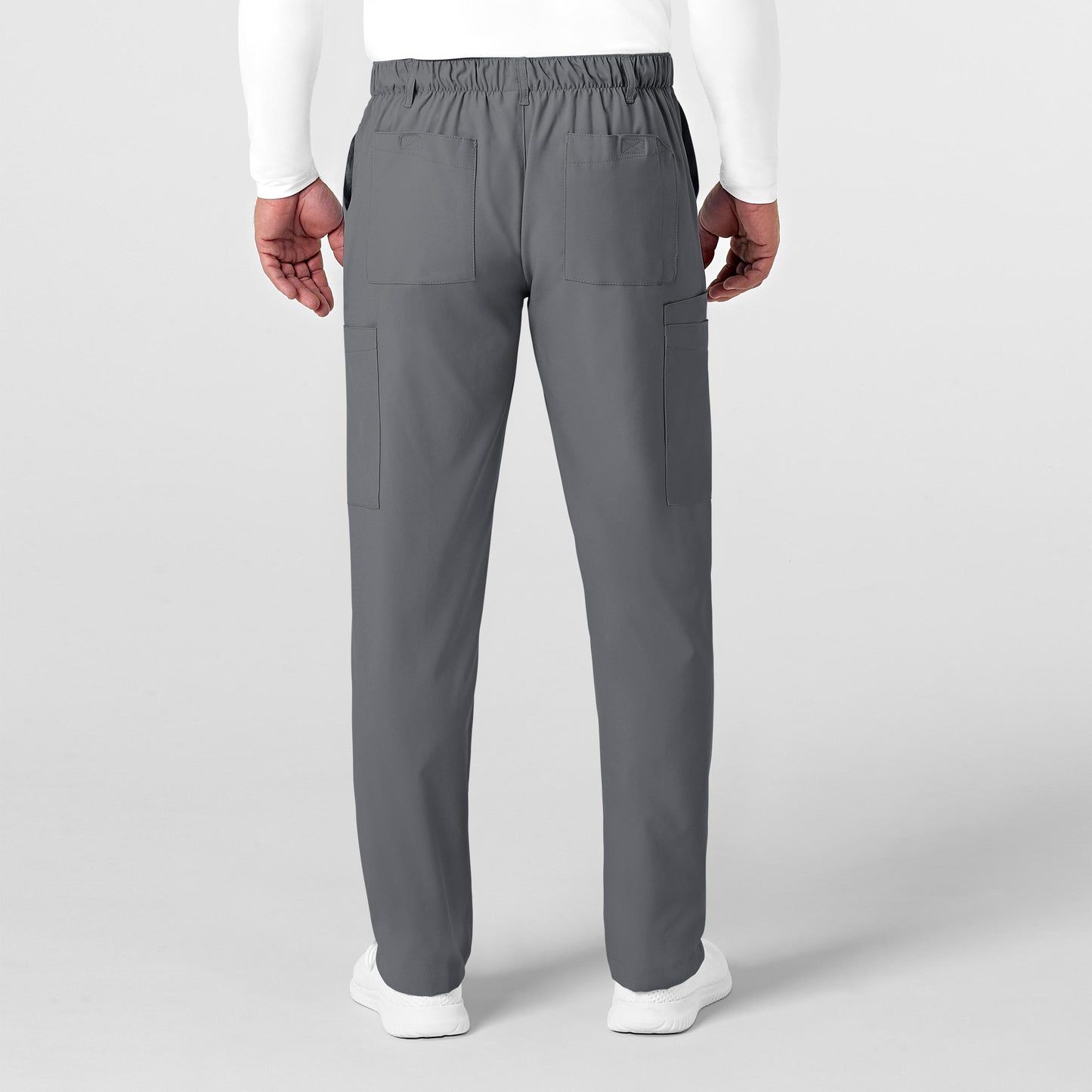 UMSL W123 Men's Flat Front Cargo Scrub Pant