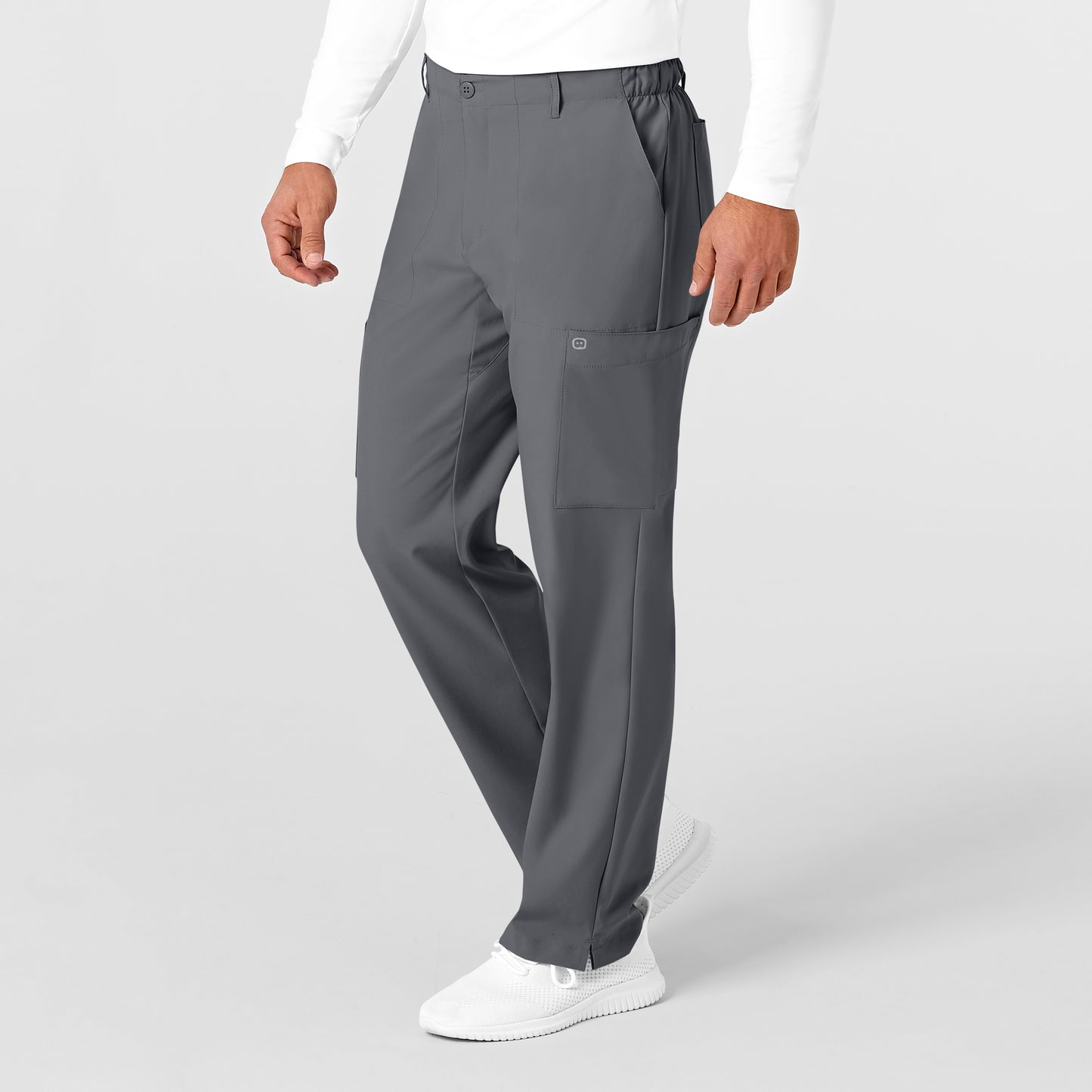 UMSL W123 Men's Flat Front Cargo Scrub Pant