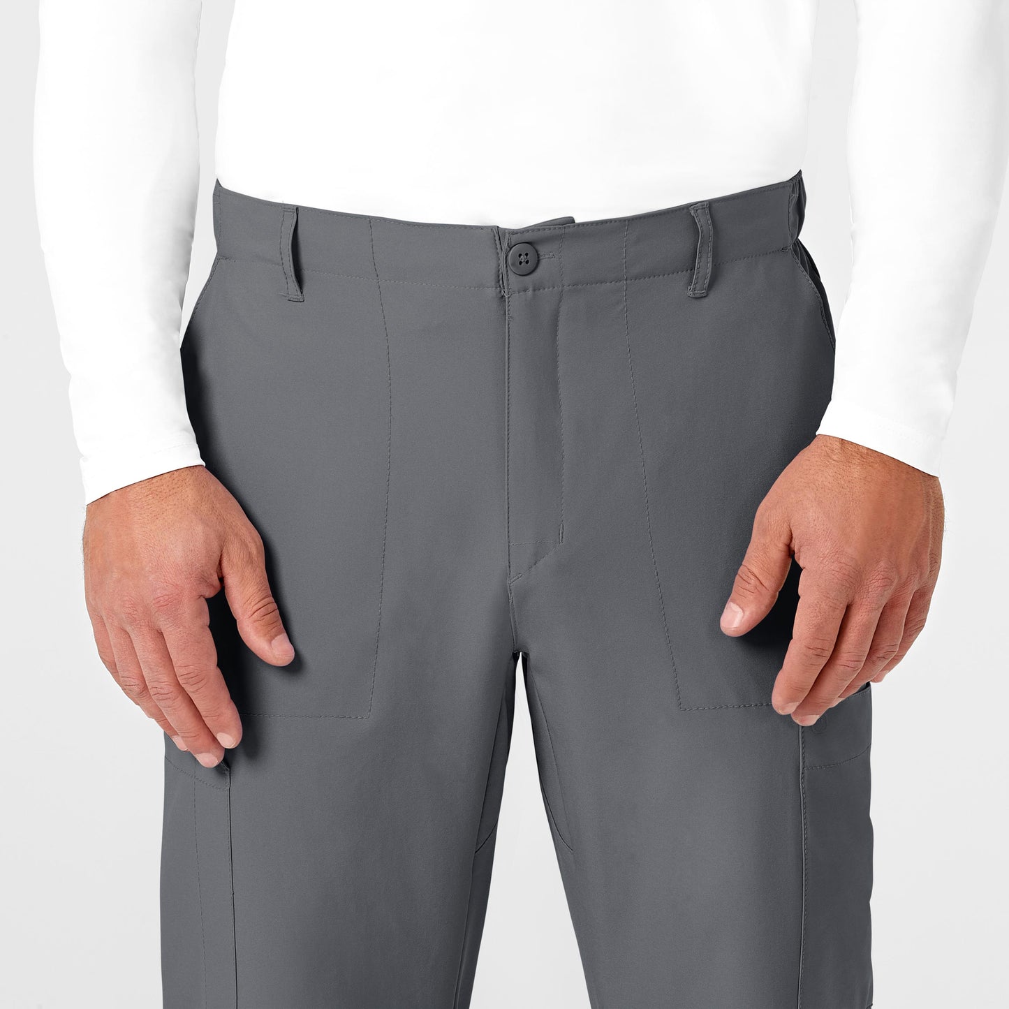 UMSL W123 Men's Flat Front Cargo Scrub Pant
