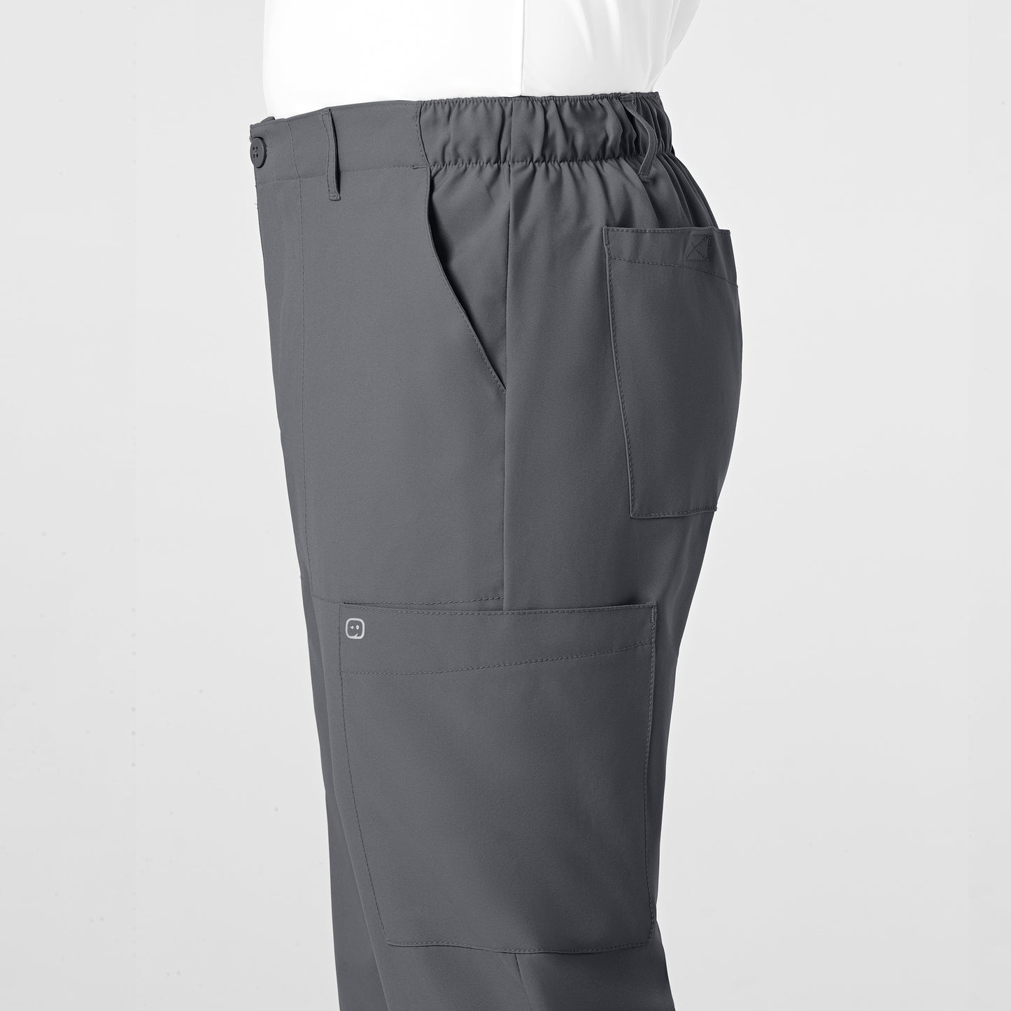 UMSL W123 Men's Flat Front Cargo Scrub Pant