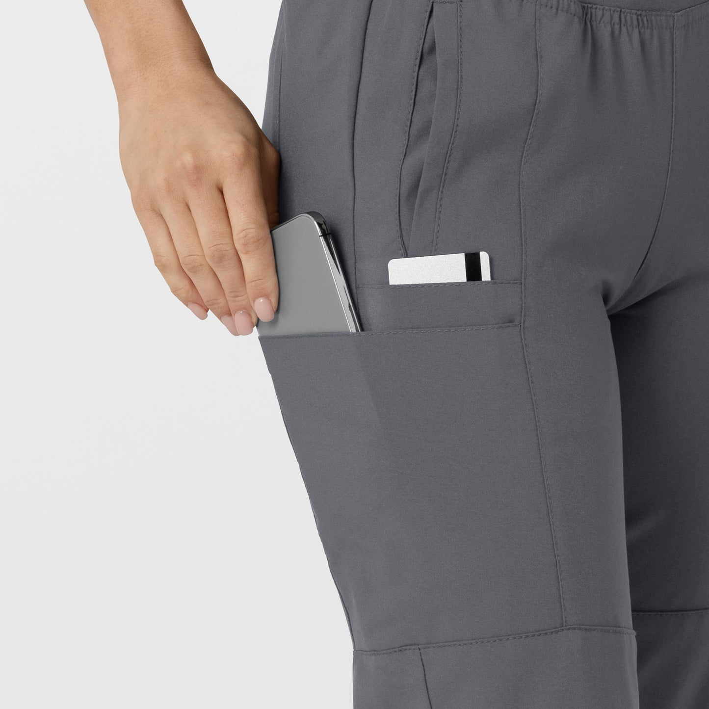 UMSL W123 Women's Comfort Waist Cargo Jogger Scrub Pant (Tall)