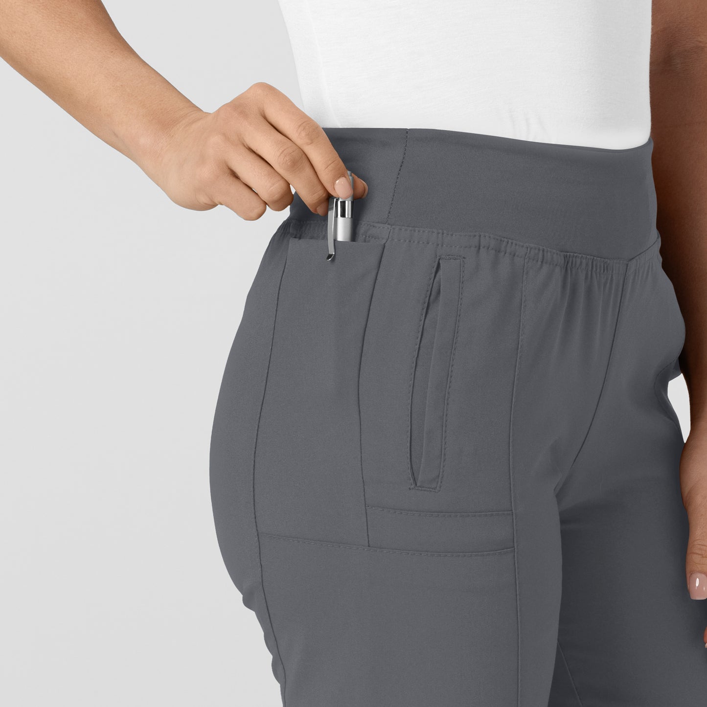 UMSL W123 Women's Comfort Waist Cargo Jogger Scrub Pant (Tall)