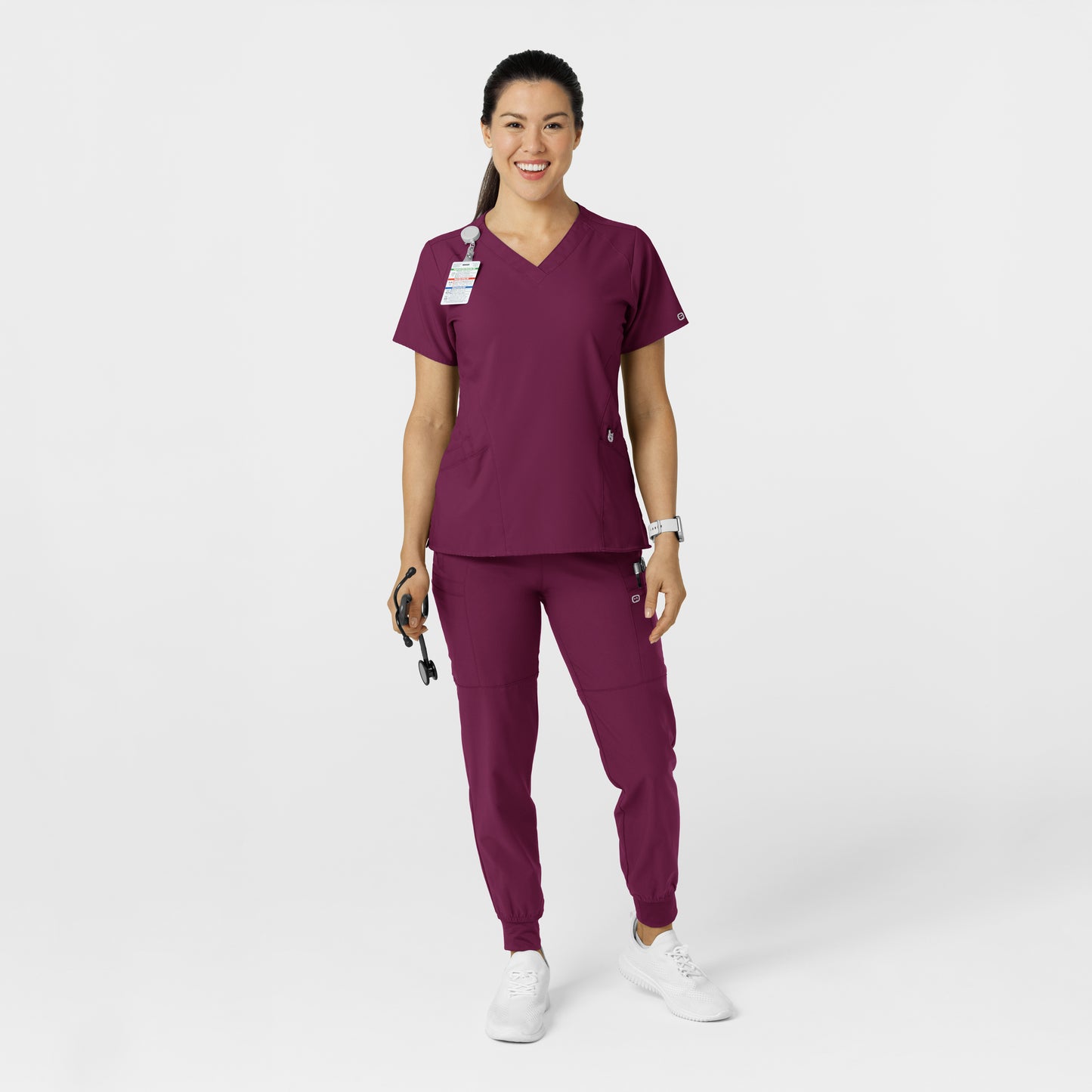 SCC W123 Women's Comfort Waist Cargo Jogger Scrub Pant (Tall)