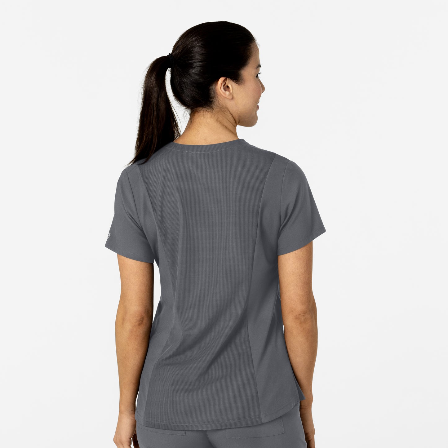 UMSL W123 Women's Flex-n-Reach V-Neck Scrub Top With Logo 6045