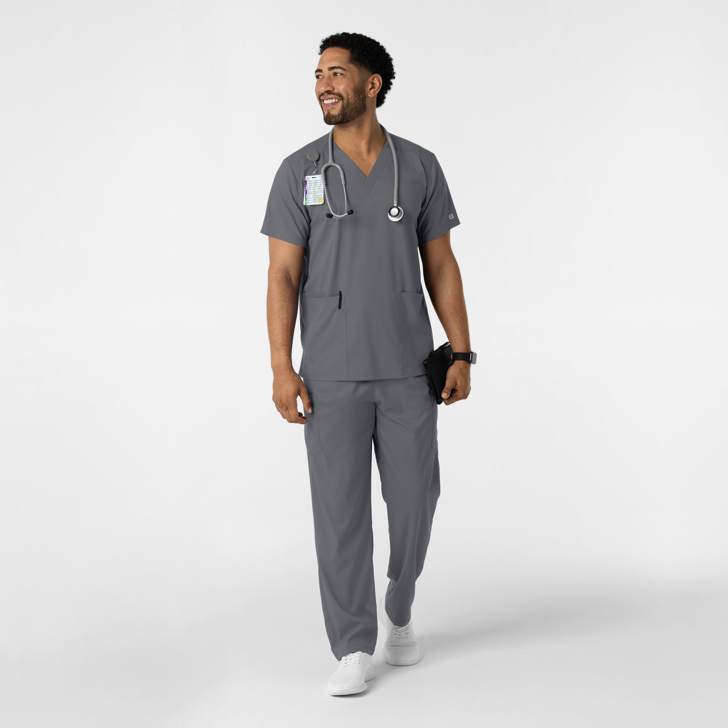 UMSL Boundless Unisex V-Neck Scrub Top With Logo 6051