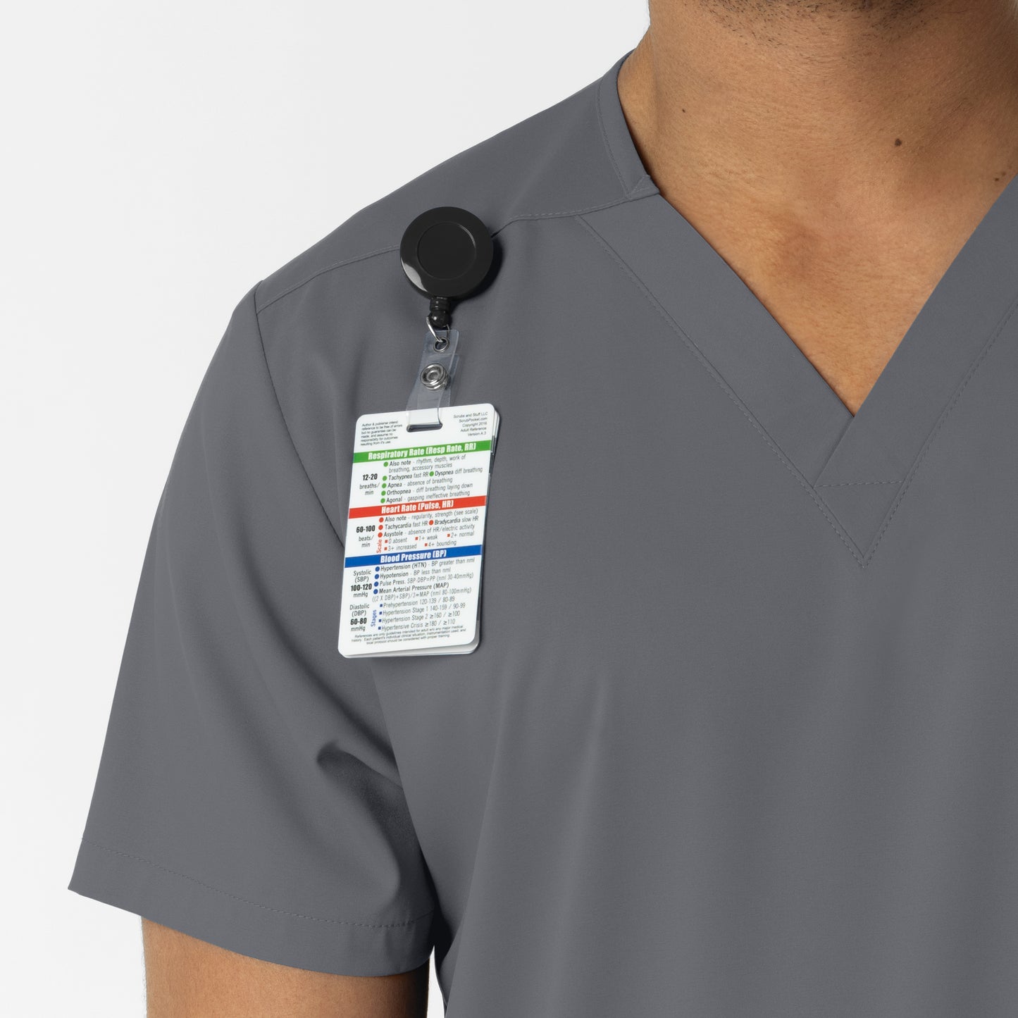 UMSL Boundless Unisex V-Neck Scrub Top With Logo 6051