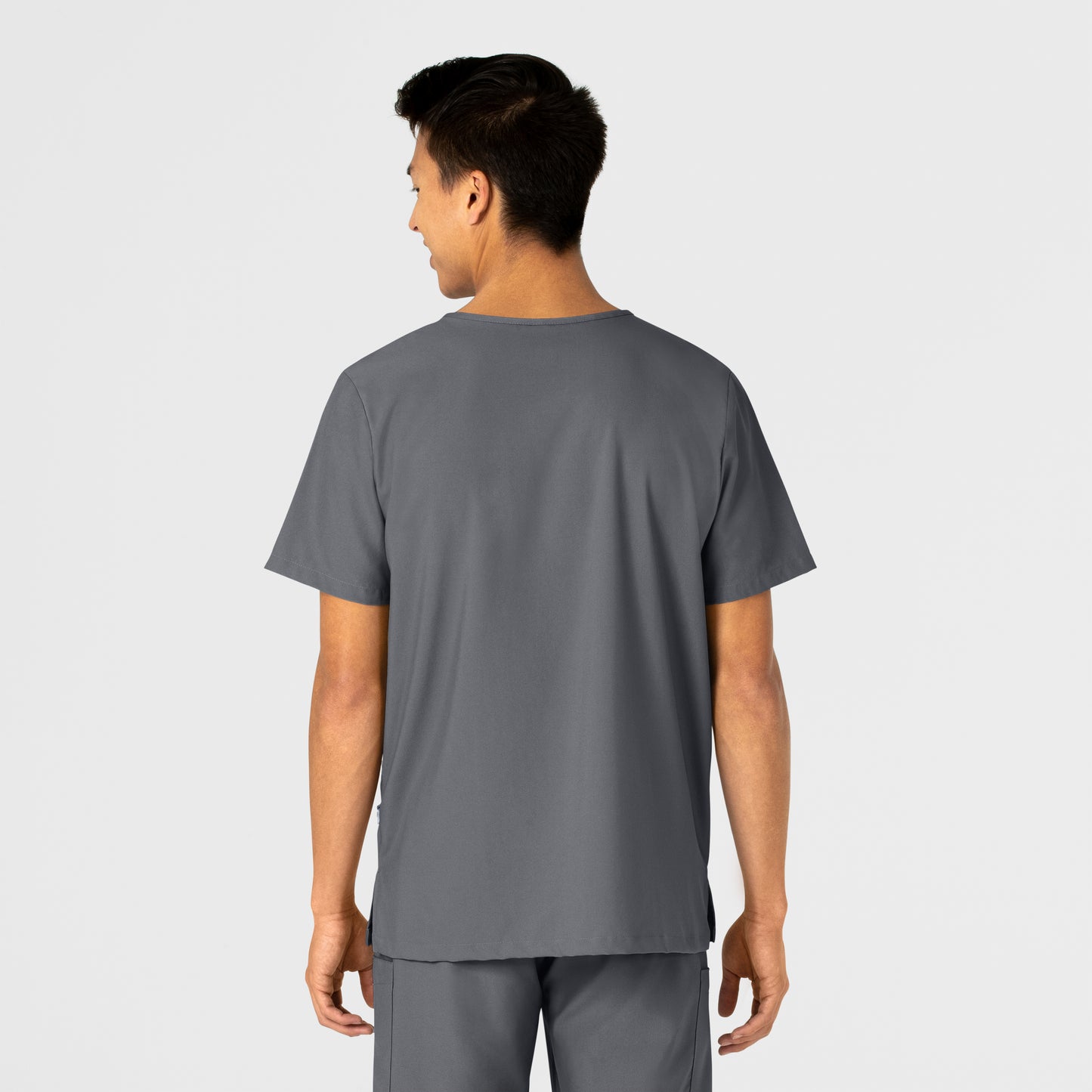 UMSL W123 Unisex 4 Pocket Utility Scrub Top With Logo 6855