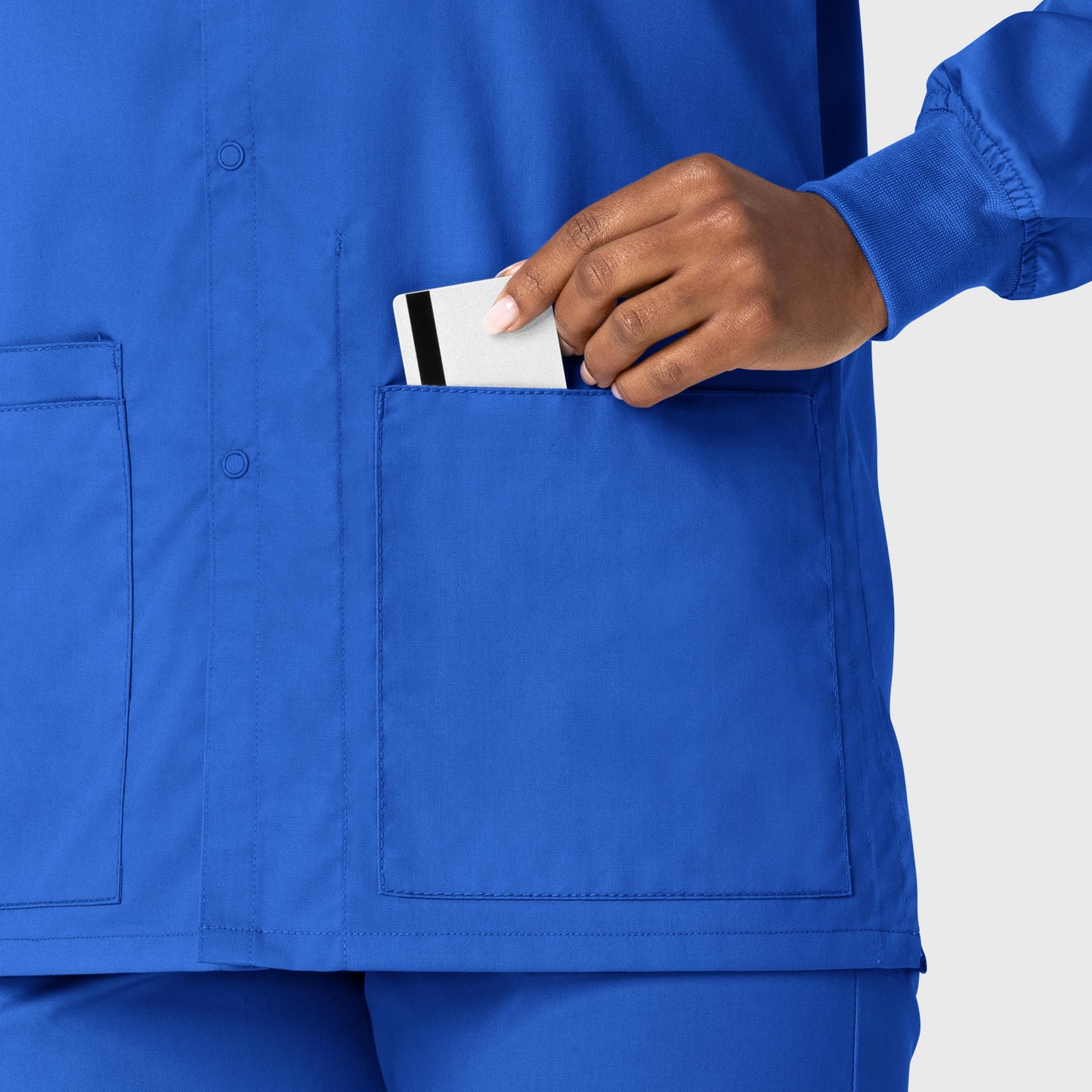 SWIC WonderWORK Unisex Snap Front Jacket