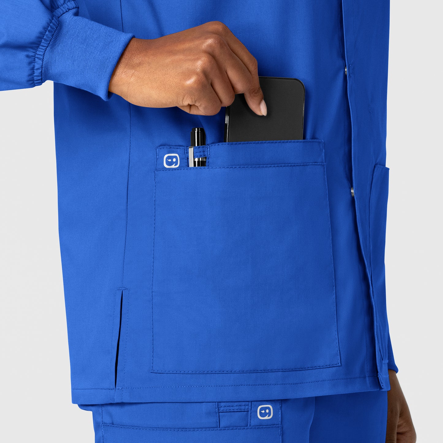 SWIC WonderWORK Unisex Snap Front Jacket