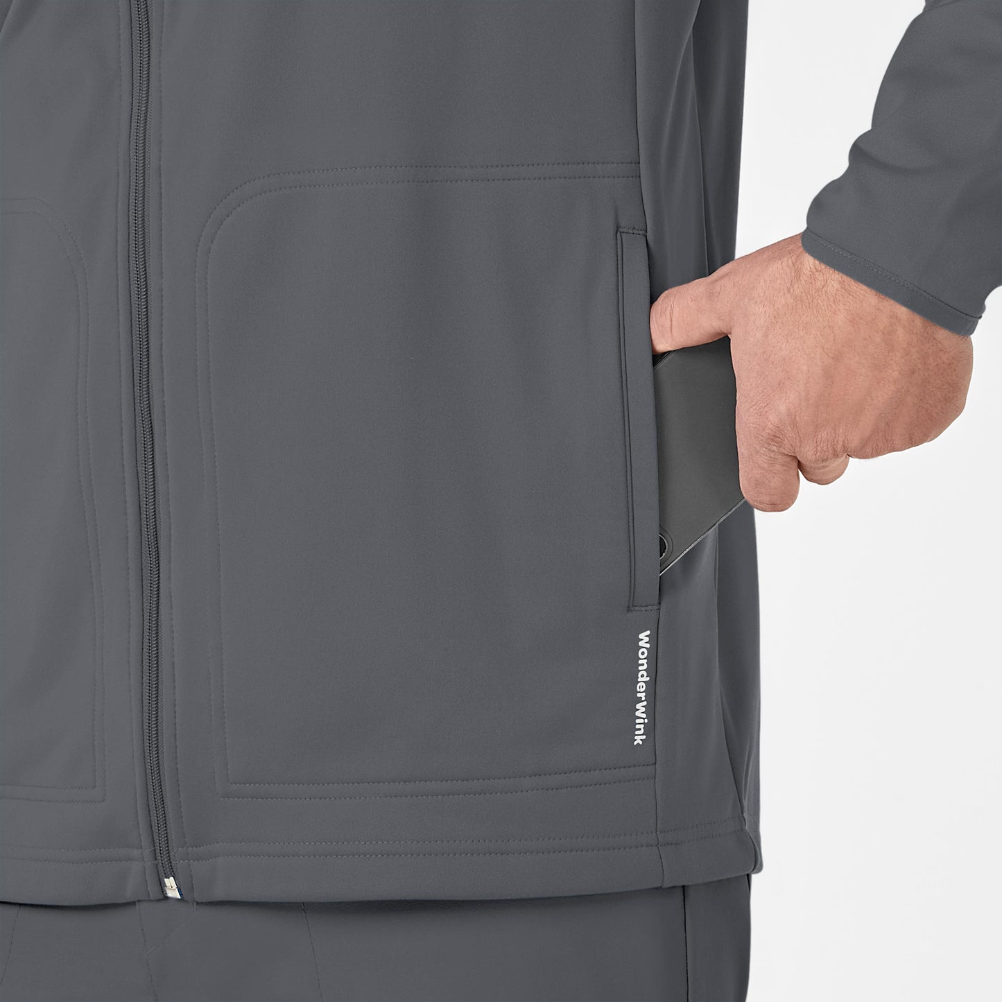UMSL Knits and Layers Men's Fleece Full Zip Jacket With Logo 8309