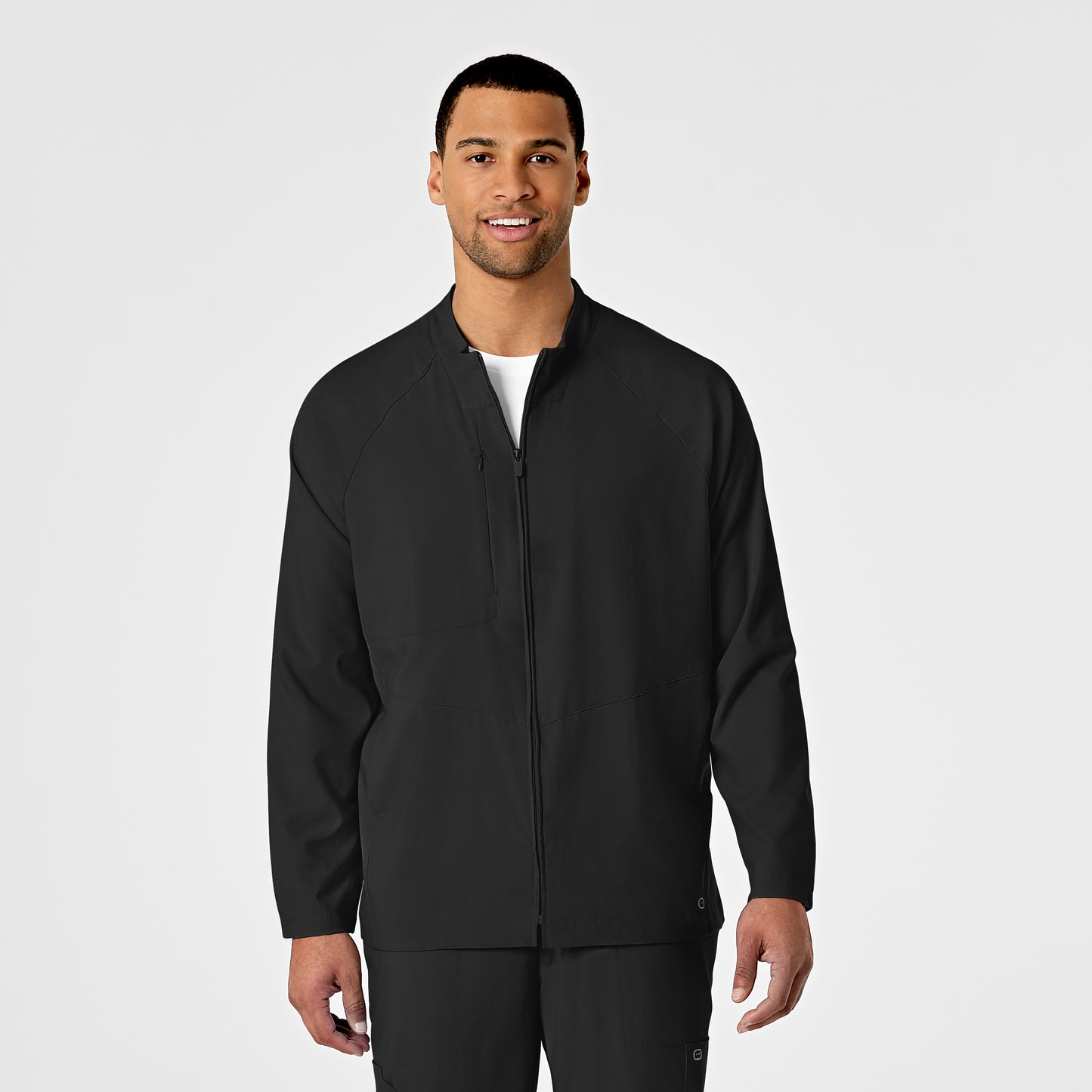 School W123 Men's Zip Front Warm Up Jacket 8355