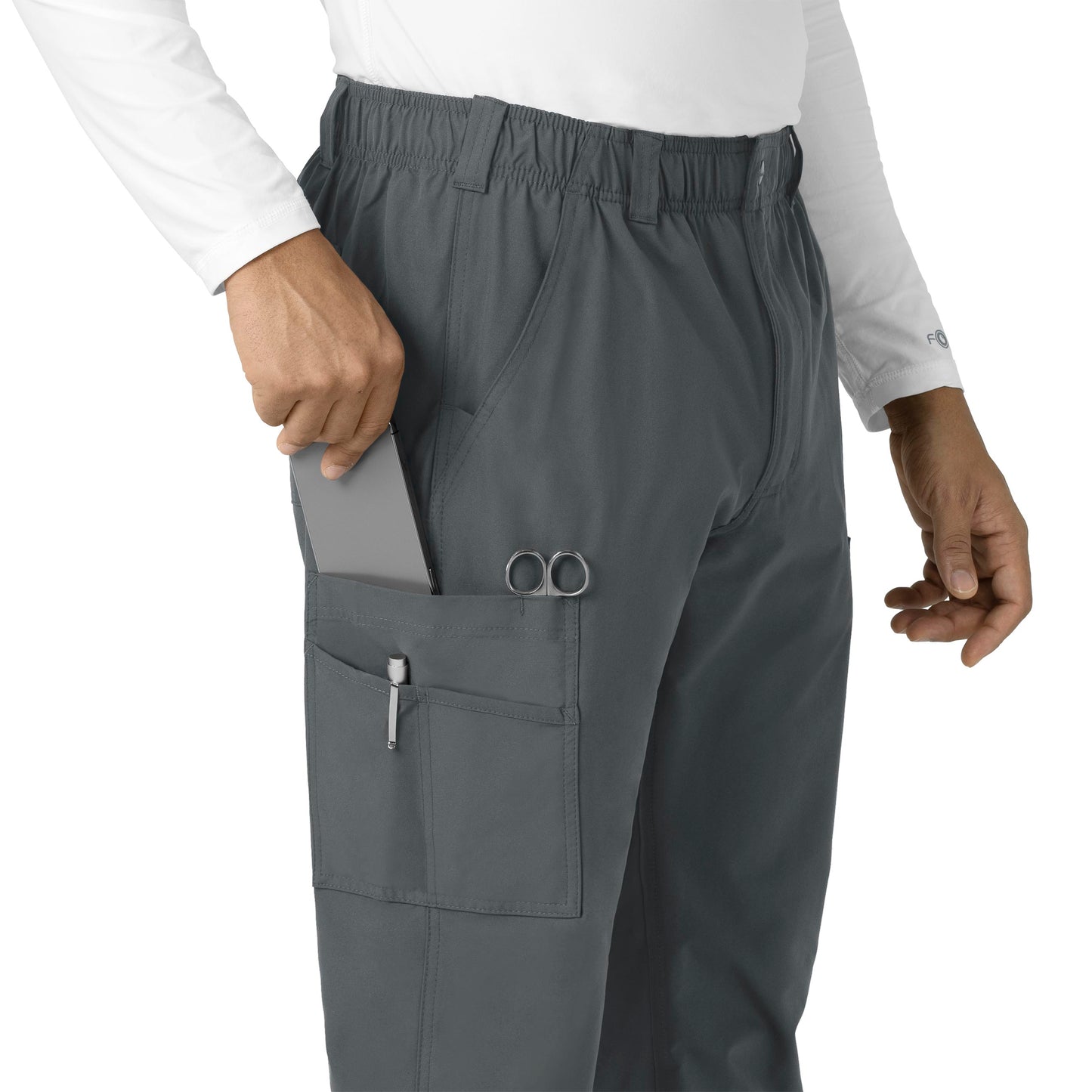 UMSL Force Essentials Men's Straight Leg Cargo Scrub Pant (Tall)
