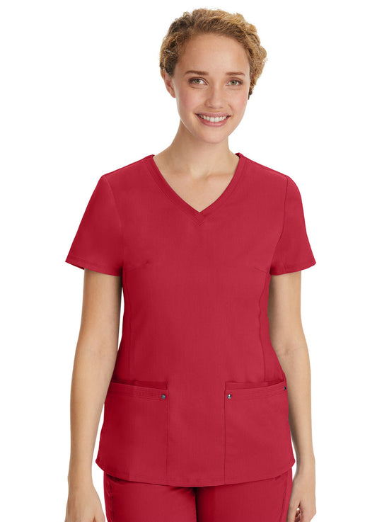 Juliet Yoga Knit V-Neck Top