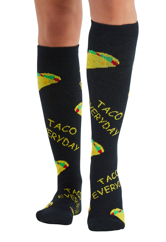 Cherokee Women's 10-15mmHg Support Socks in Taco Everyday