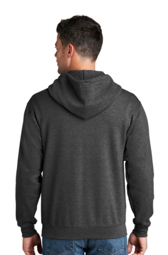 UMSL Unisex Port & Company® Core Fleece Full-Zip Hooded Sweatshirt With Logo