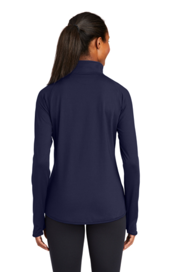 UMSL Women's Sport-Tek® Sport-Wick® Stretch 1/4-Zip Pullover With Logo