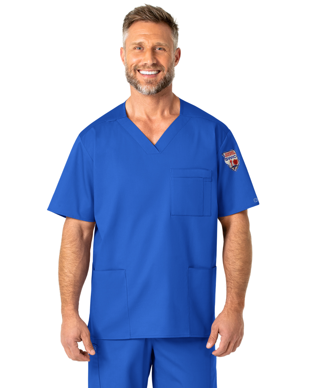 SWIC WonderWORK Men's V-Neck Scrub