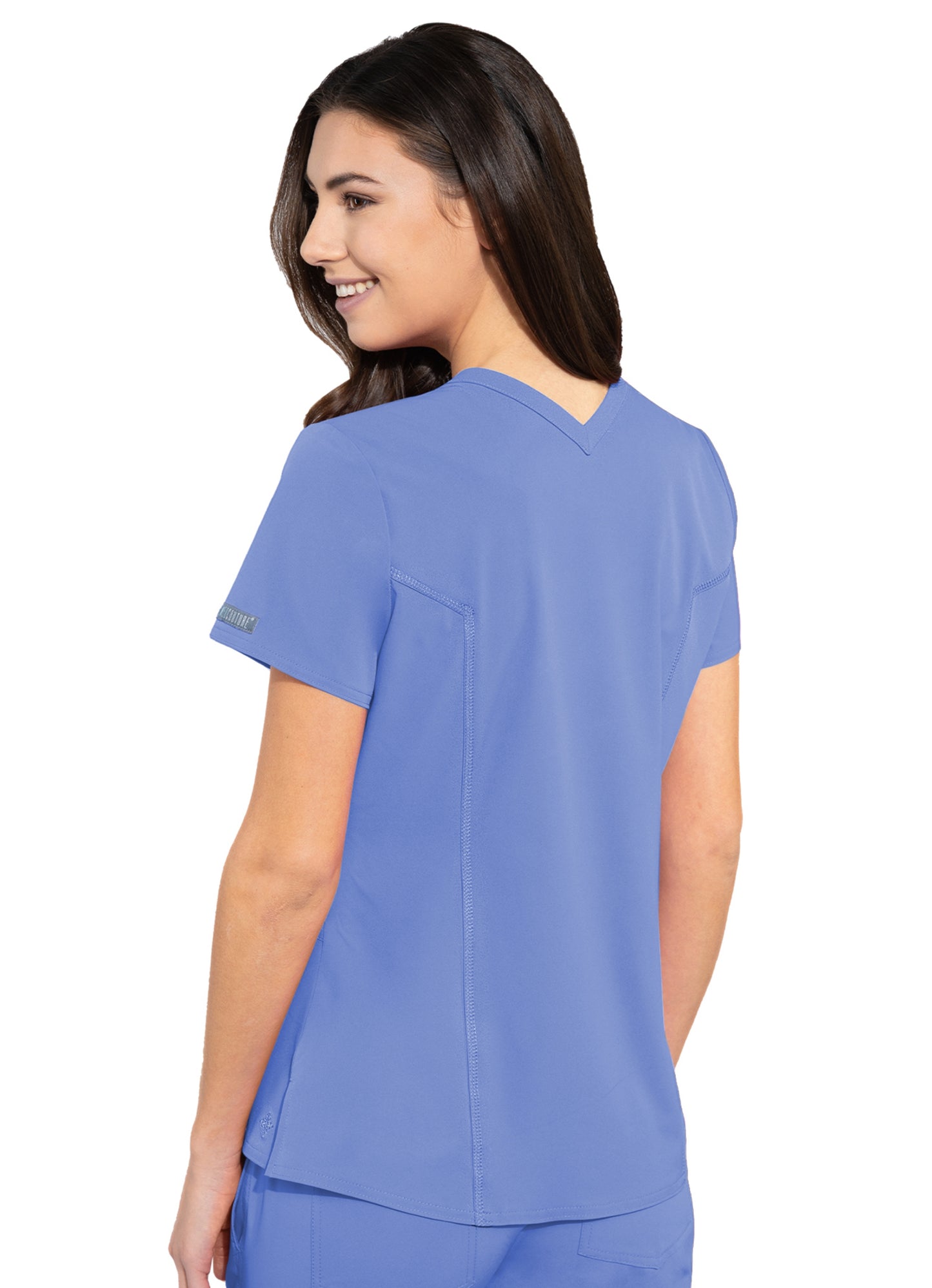 Med Couture Double V Neck Top