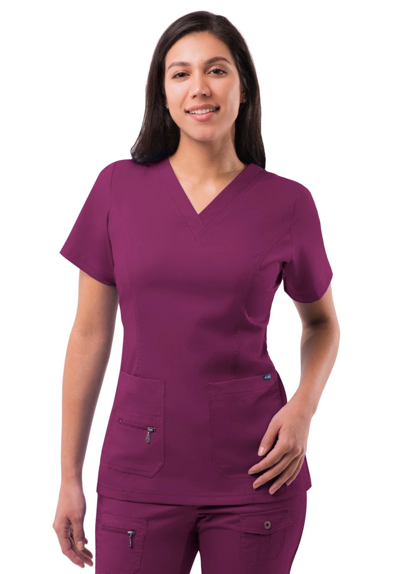 Adar Women's Elevated V-Neck Scrub Top