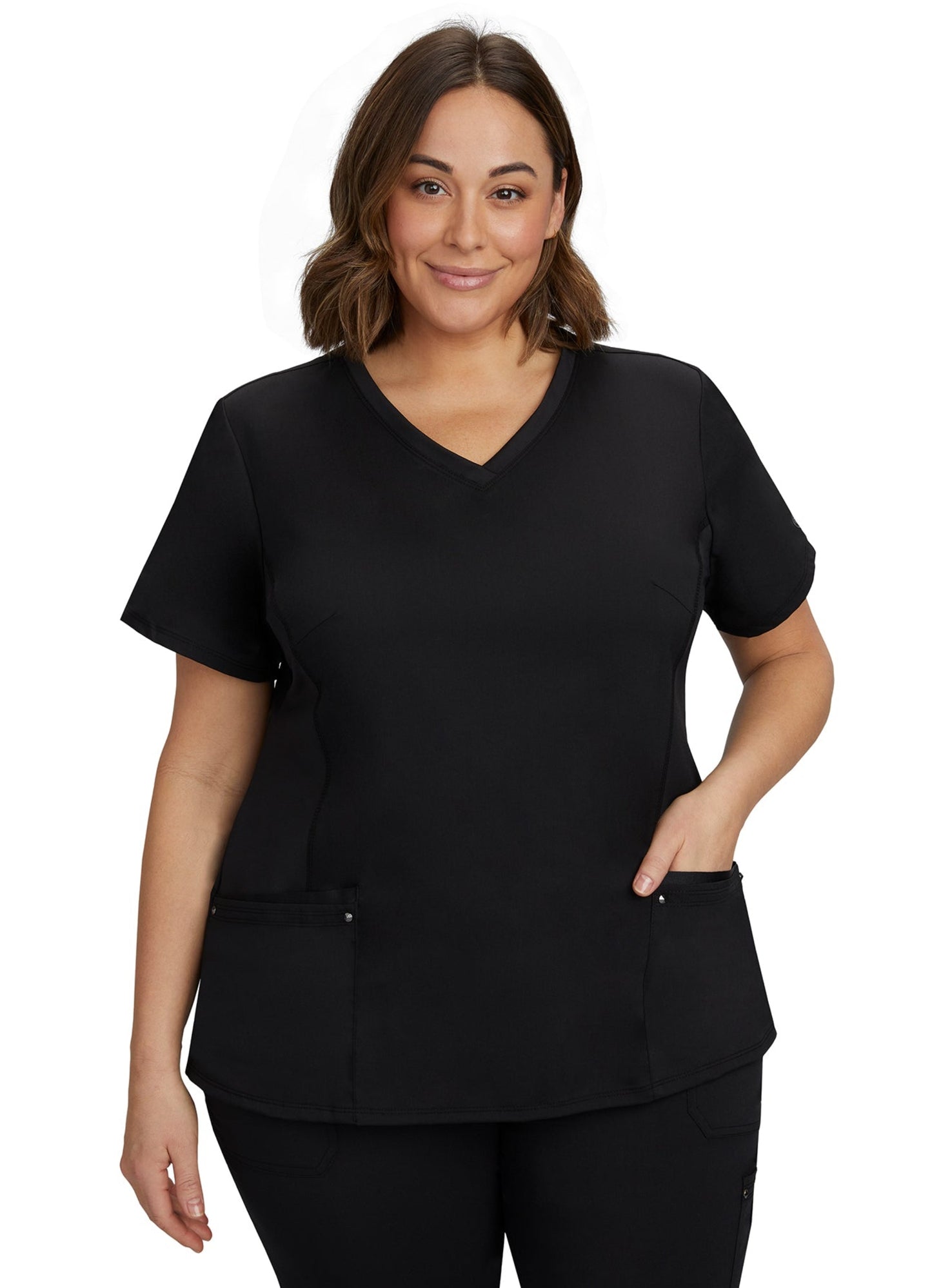 Juliet Yoga Knit V-Neck Top