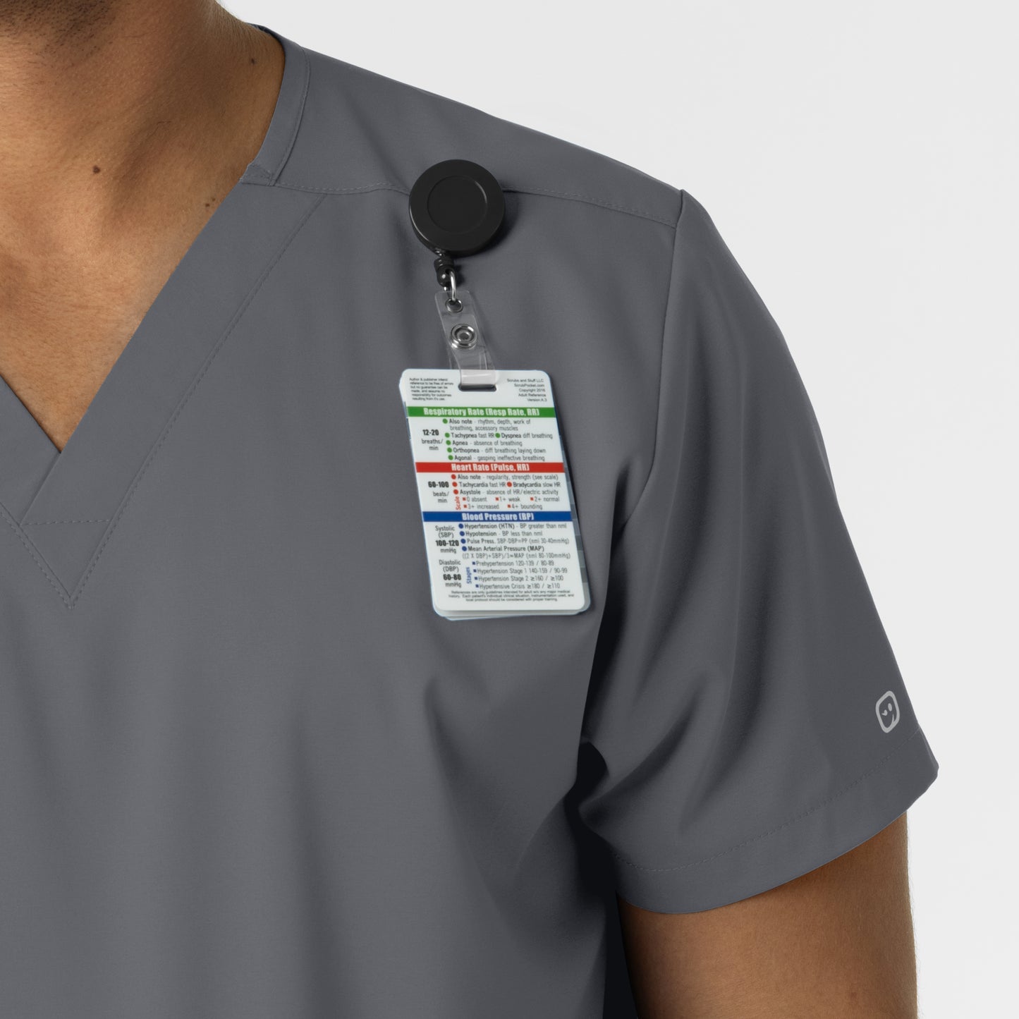 UMSL Boundless Unisex V-Neck Scrub Top With Logo 6051