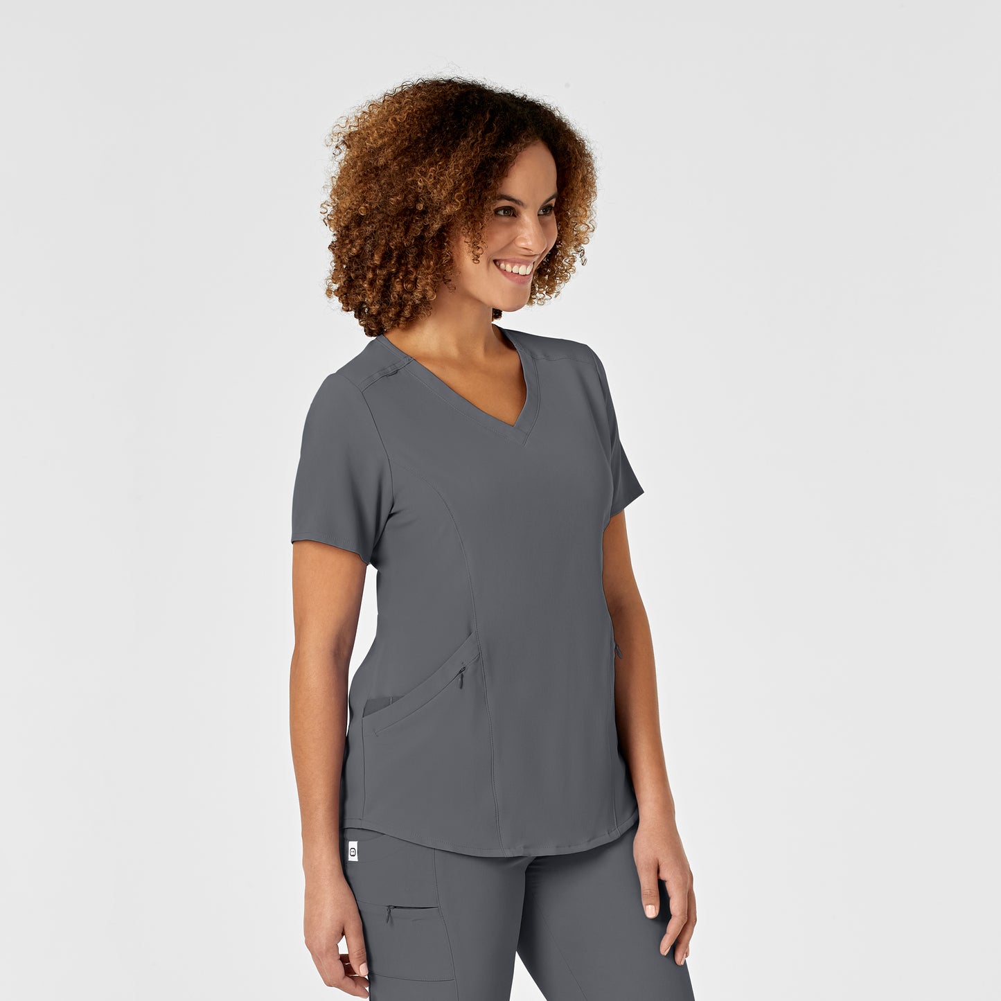 UMSL RENEW Women's V-Neck Scrub Top With Logo