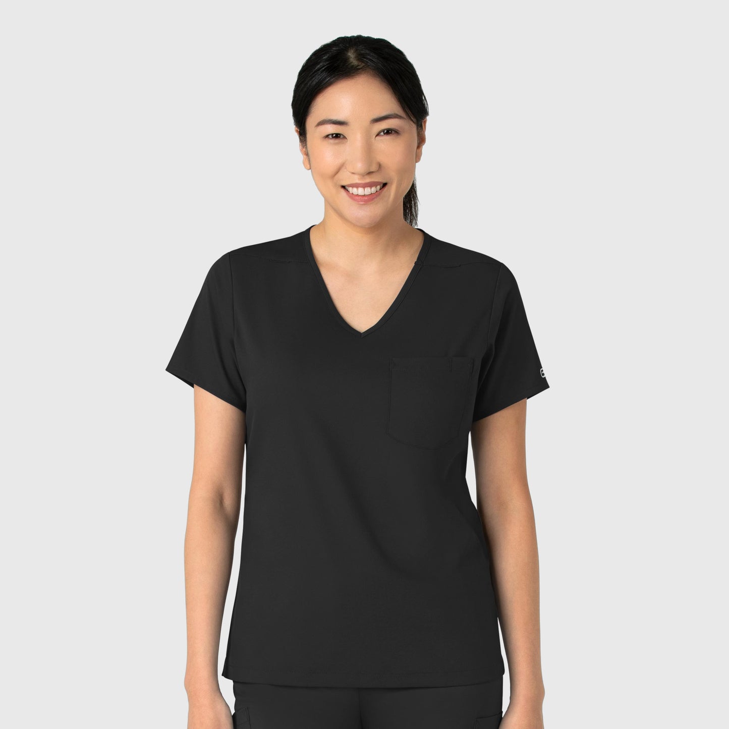 SCC Boundless Women's Tuck-In Scrub Top With Logo