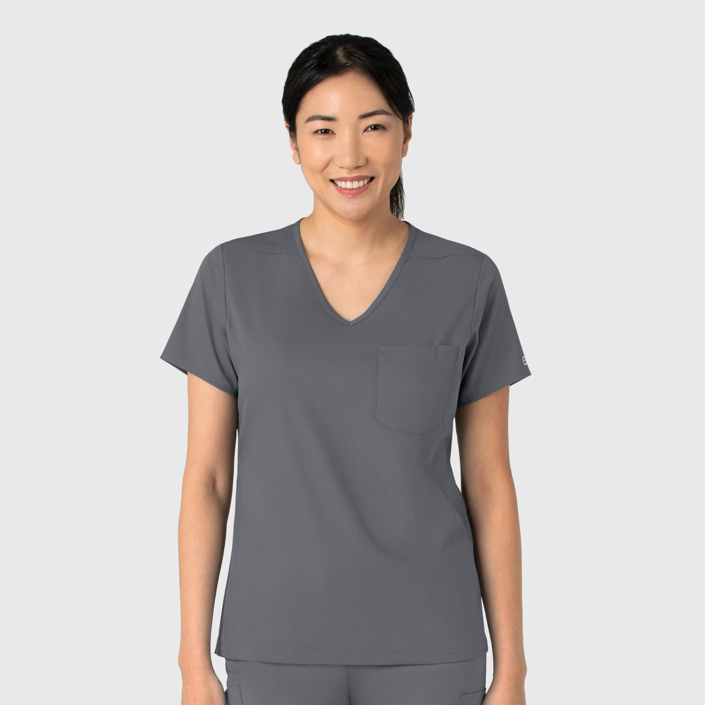 SCC Boundless Women's Tuck-In Scrub Top With Logo