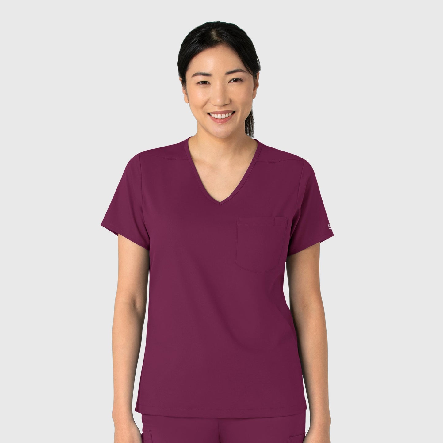 SCC Boundless Women's Tuck-In Scrub Top With Logo