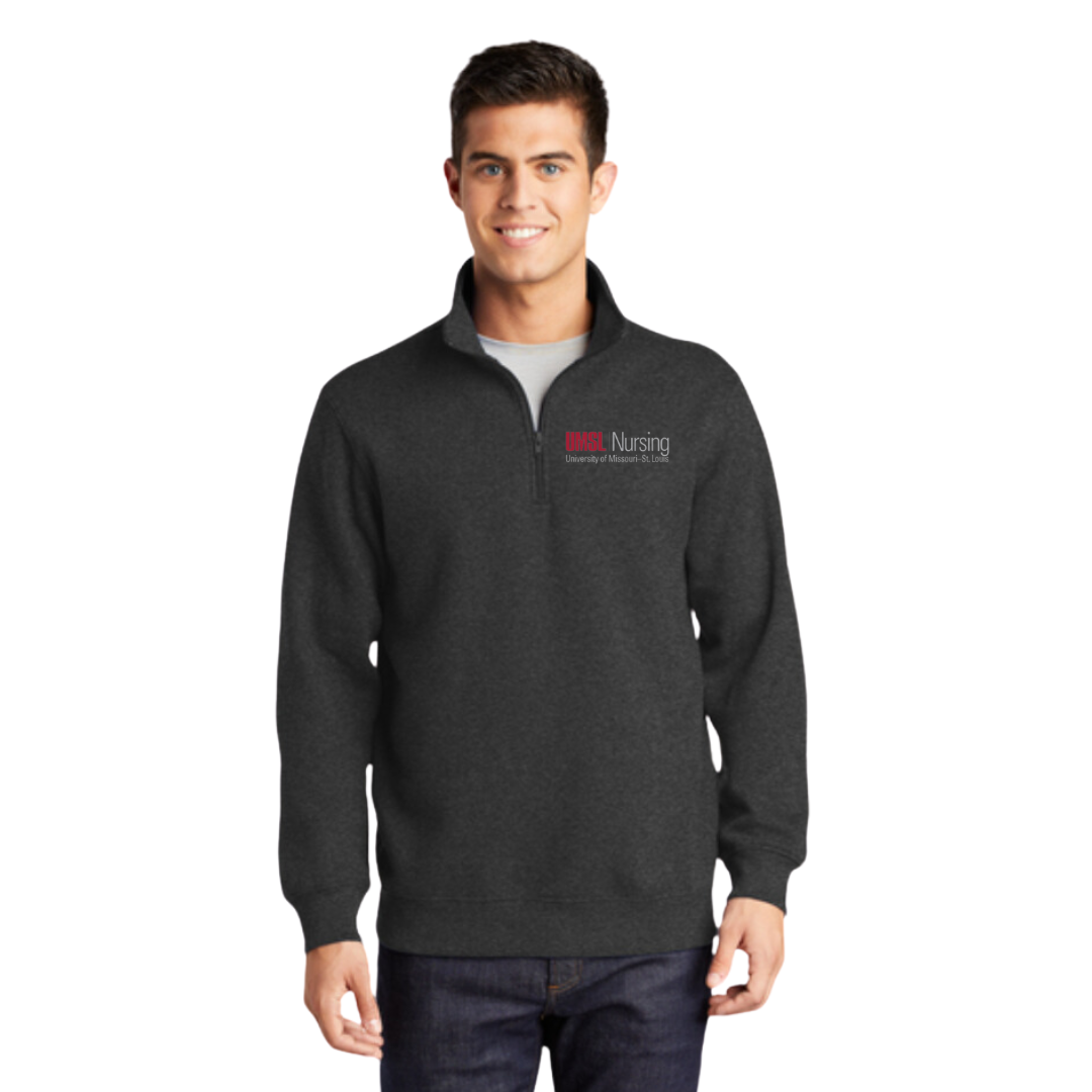 UMSL Unisex Sport-Tek® 1/4-Zip Sweatshirt With Logo