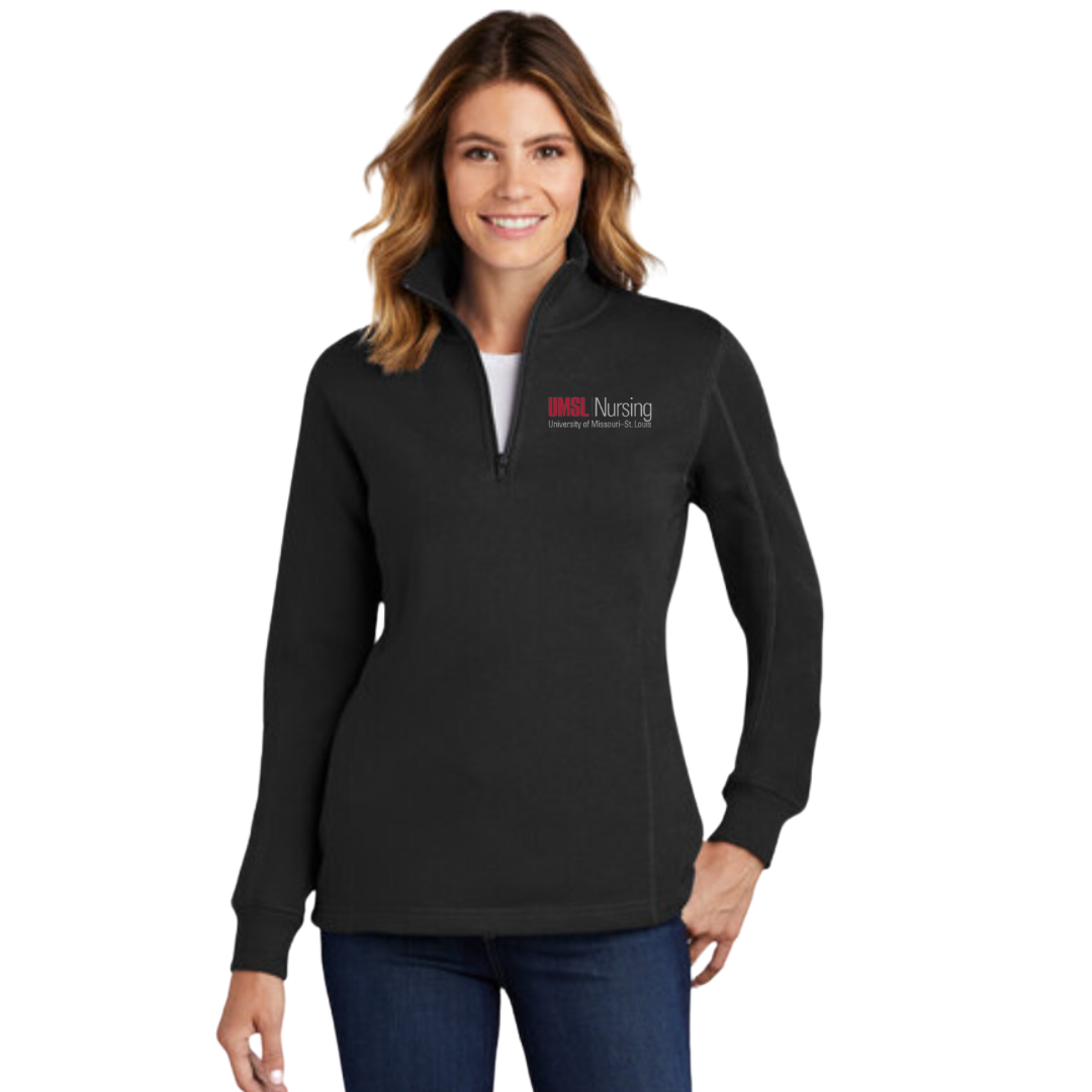 UMSL Women's Sport-Tek® 1/4-Zip Sweatshirt With Logo