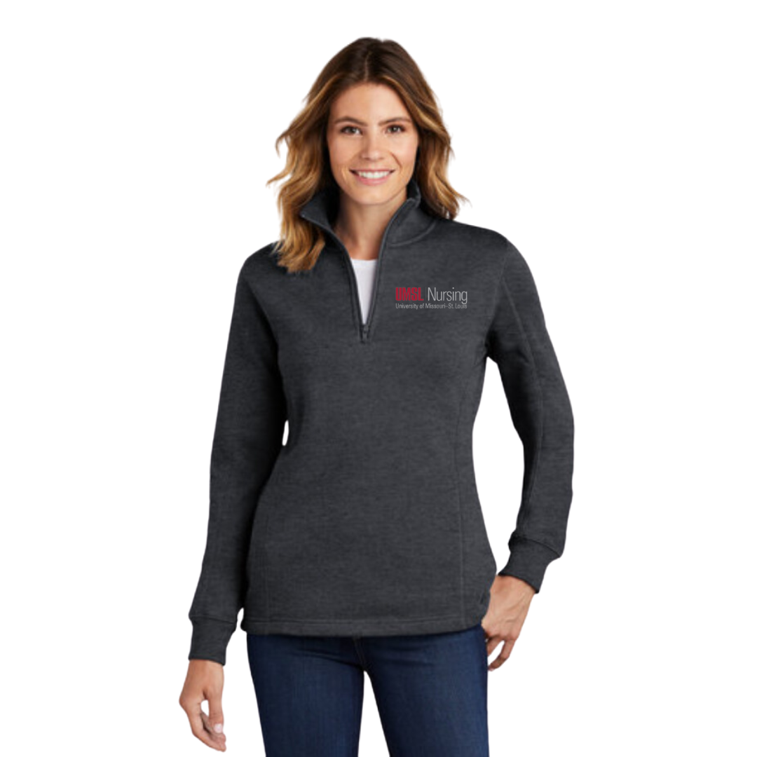 UMSL Women's Sport-Tek® 1/4-Zip Sweatshirt With Logo