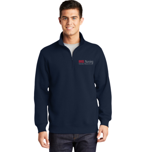 UMSL Unisex Sport-Tek® 1/4-Zip Sweatshirt With Logo