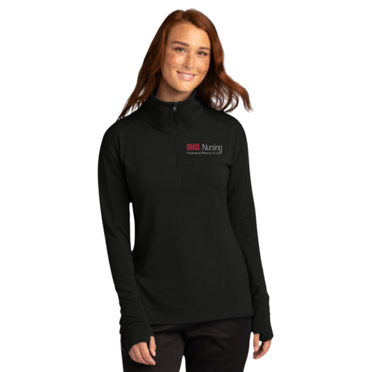 UMSL Women's Sport-Tek® Sport-Wick® Flex Fleece 1/4-Zip With Logo