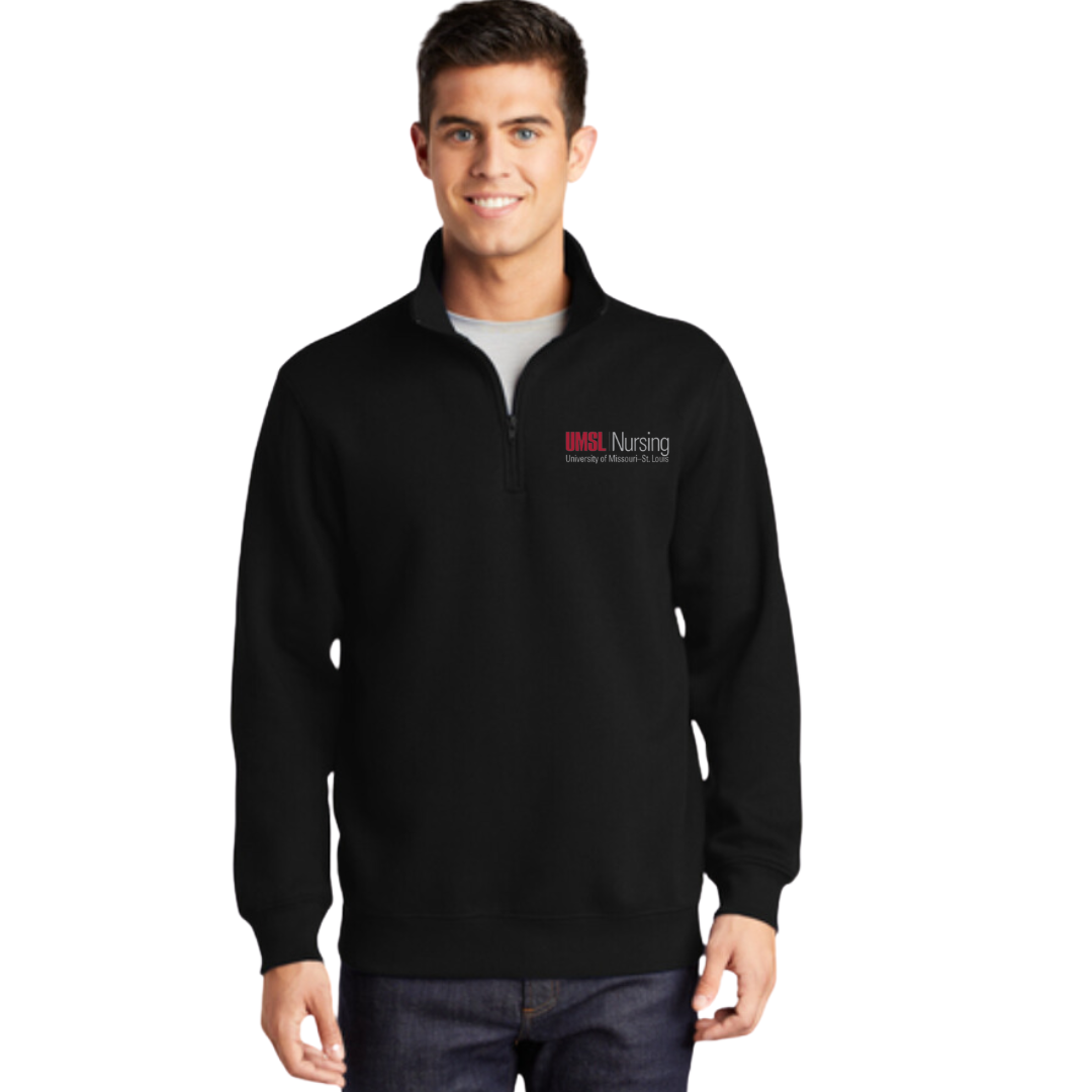 UMSL Unisex Sport-Tek® 1/4-Zip Sweatshirt With Logo