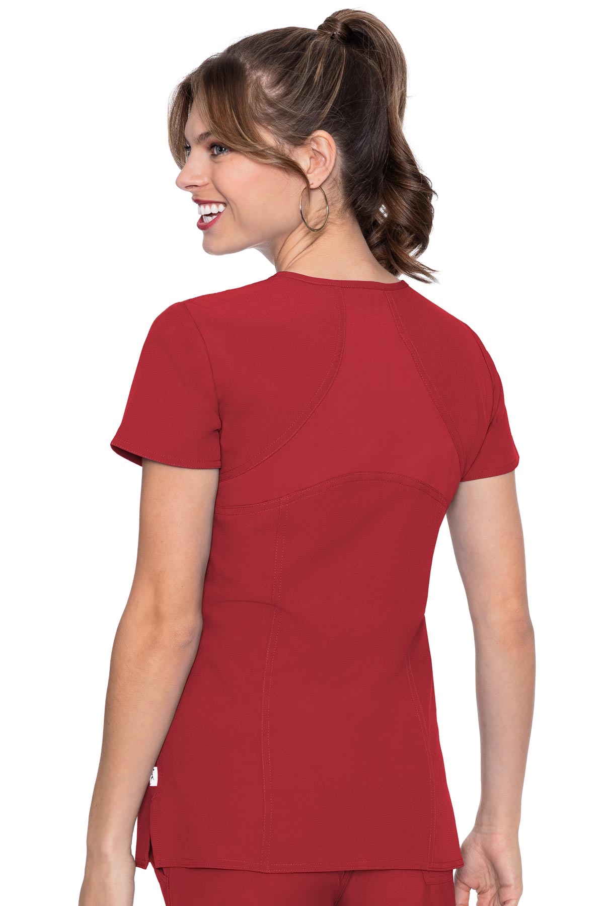 Med Couture V-Neck Racerback Top