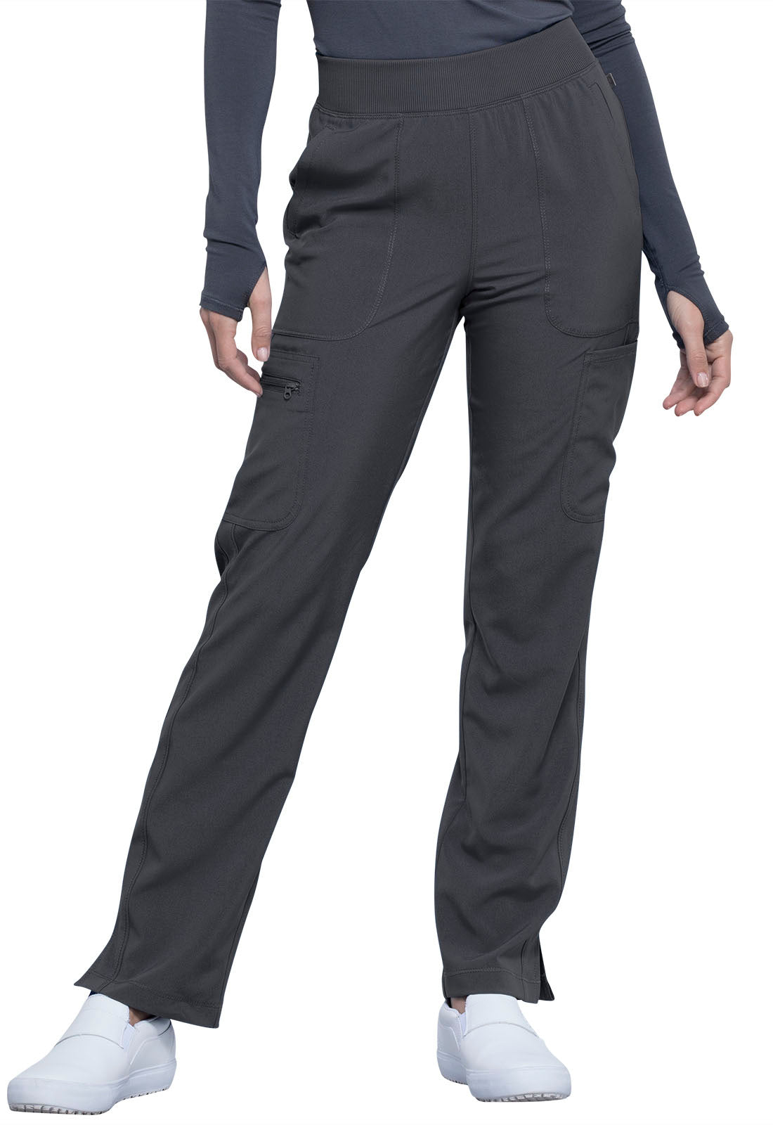 Infinity Mid Rise Tapered Leg Pull-on Pant